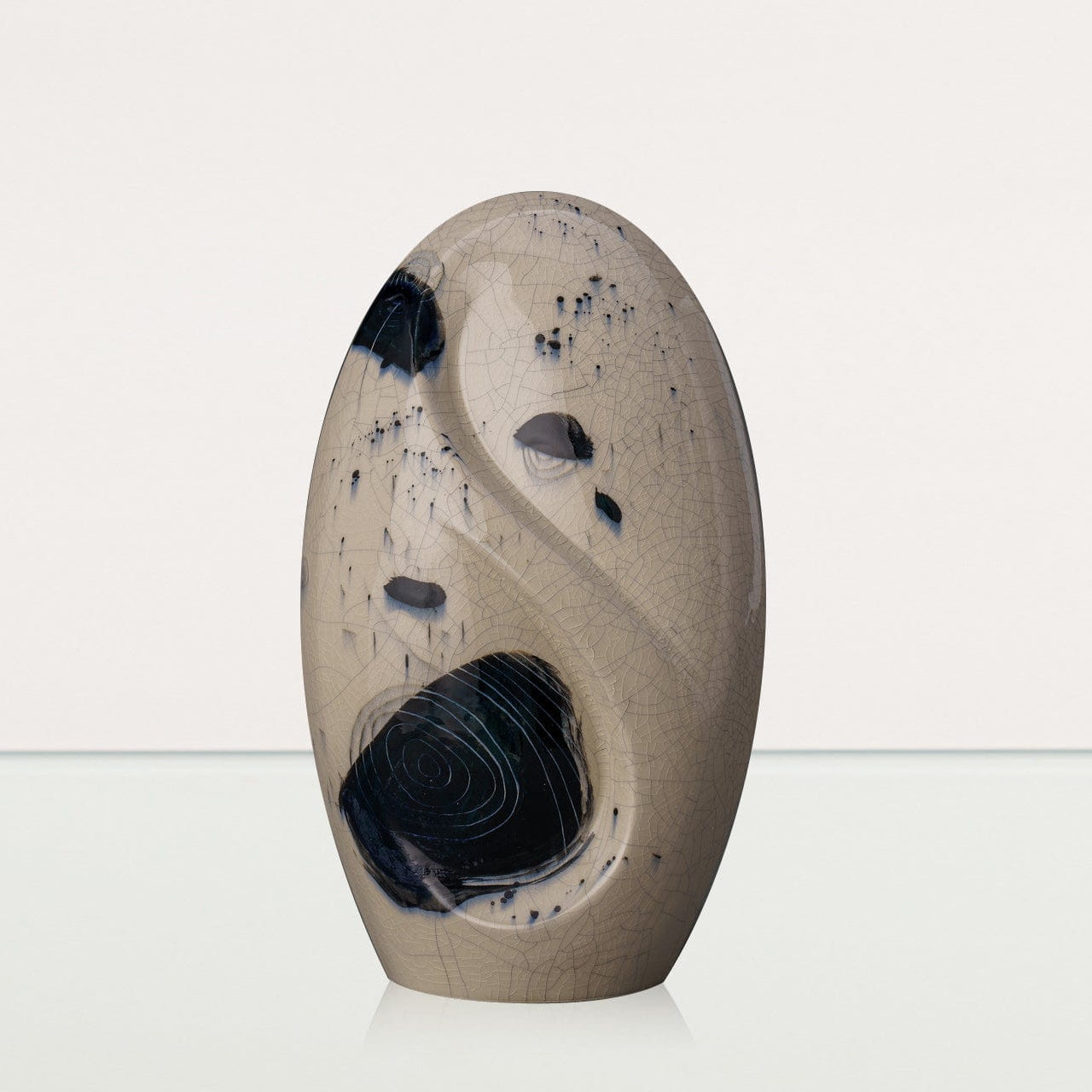 Handmade Decorated Eternity Urn "Galaxy" - Large | Ceramic Urn - Pulvis Art Urns