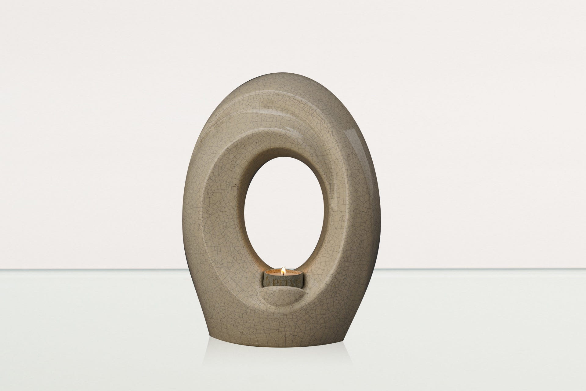 Handmade Decorated Urn "The Passage - Dragonflies" - Large | Ceramic Urn - Pulvis Art Urns