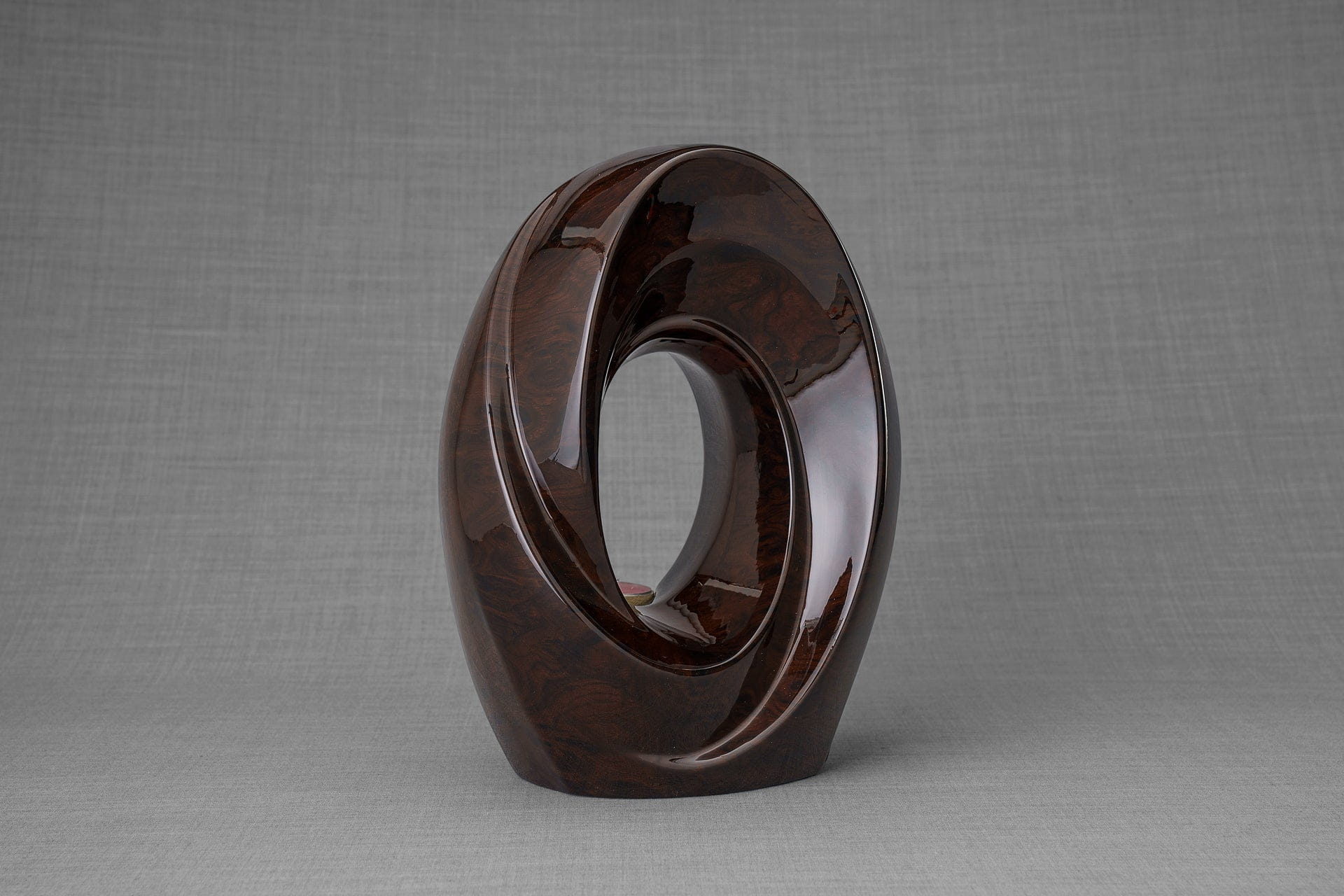 HydroGraphics Urn "The Passage - Mahagony" - Large | Ceramic | Hydro Dipping - Pulvis Art Urns