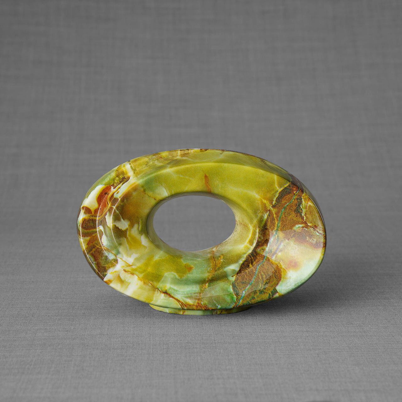 HydroGraphics Urn "The Passage - Onyx" - Keepsake | Ceramic | Hydro Dipping - Pulvis Art Urns