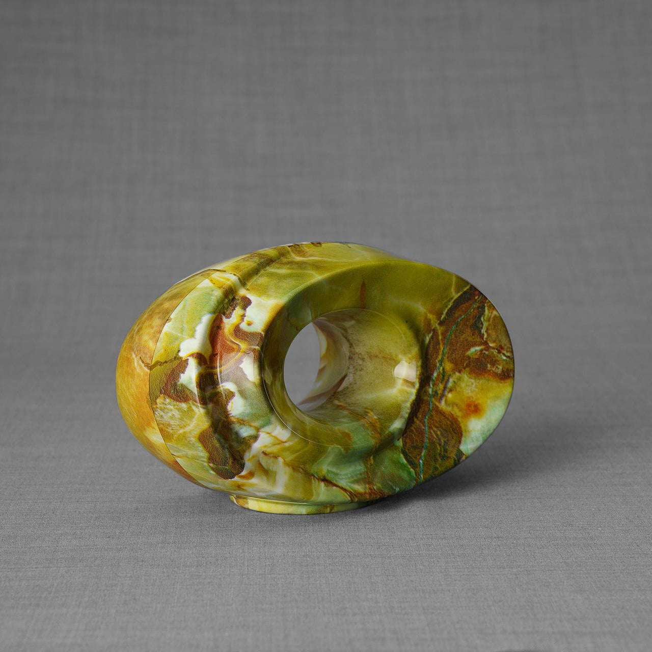 HydroGraphics Urn "The Passage - Onyx" - Keepsake | Ceramic | Hydro Dipping - Pulvis Art Urns