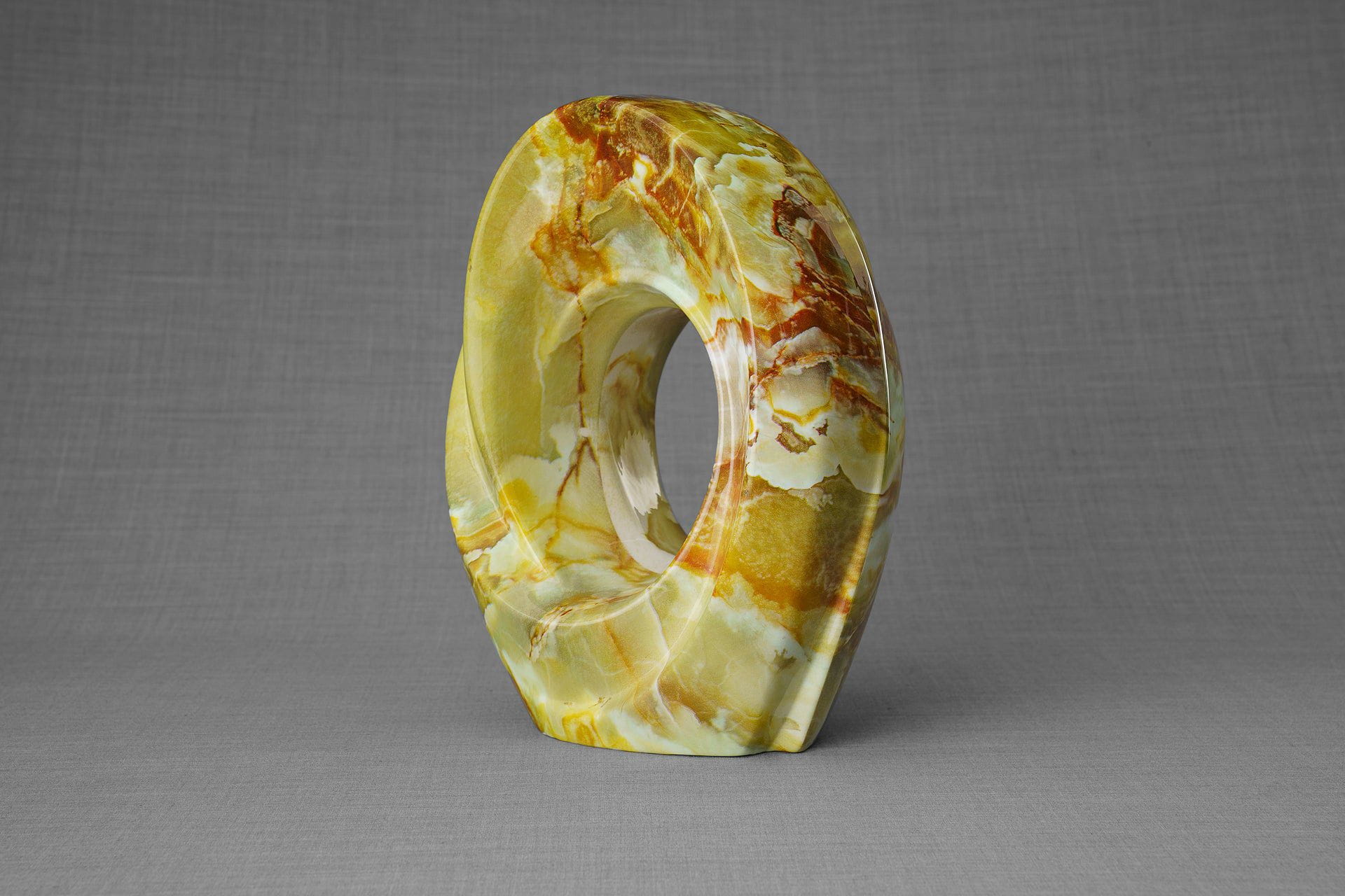 HydroGraphics Urn "The Passage - Onyx" - Large | Ceramic | Hydro Dipping - Pulvis Art Urns