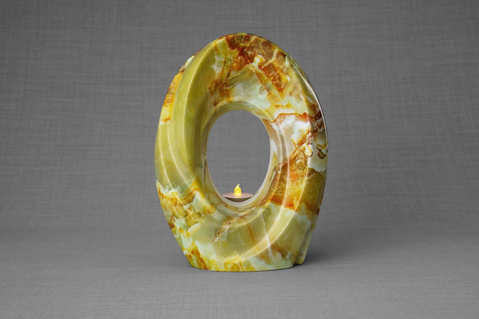 HydroGraphics Urn "The Passage - Onyx" - Large | Ceramic | Hydro Dipping - Pulvis Art Urns