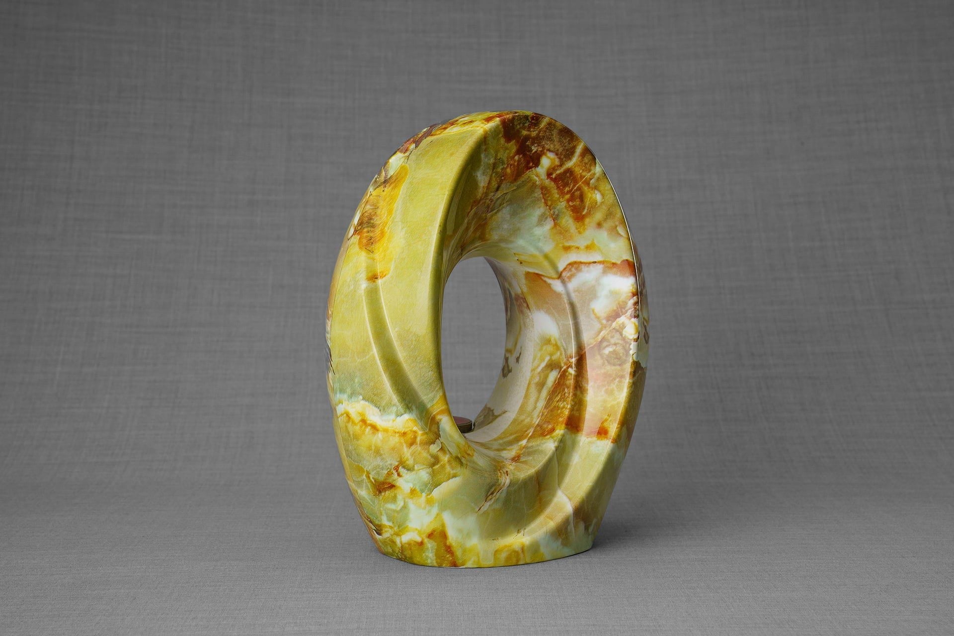 HydroGraphics Urn "The Passage - Onyx" - Large | Ceramic | Hydro Dipping - Pulvis Art Urns