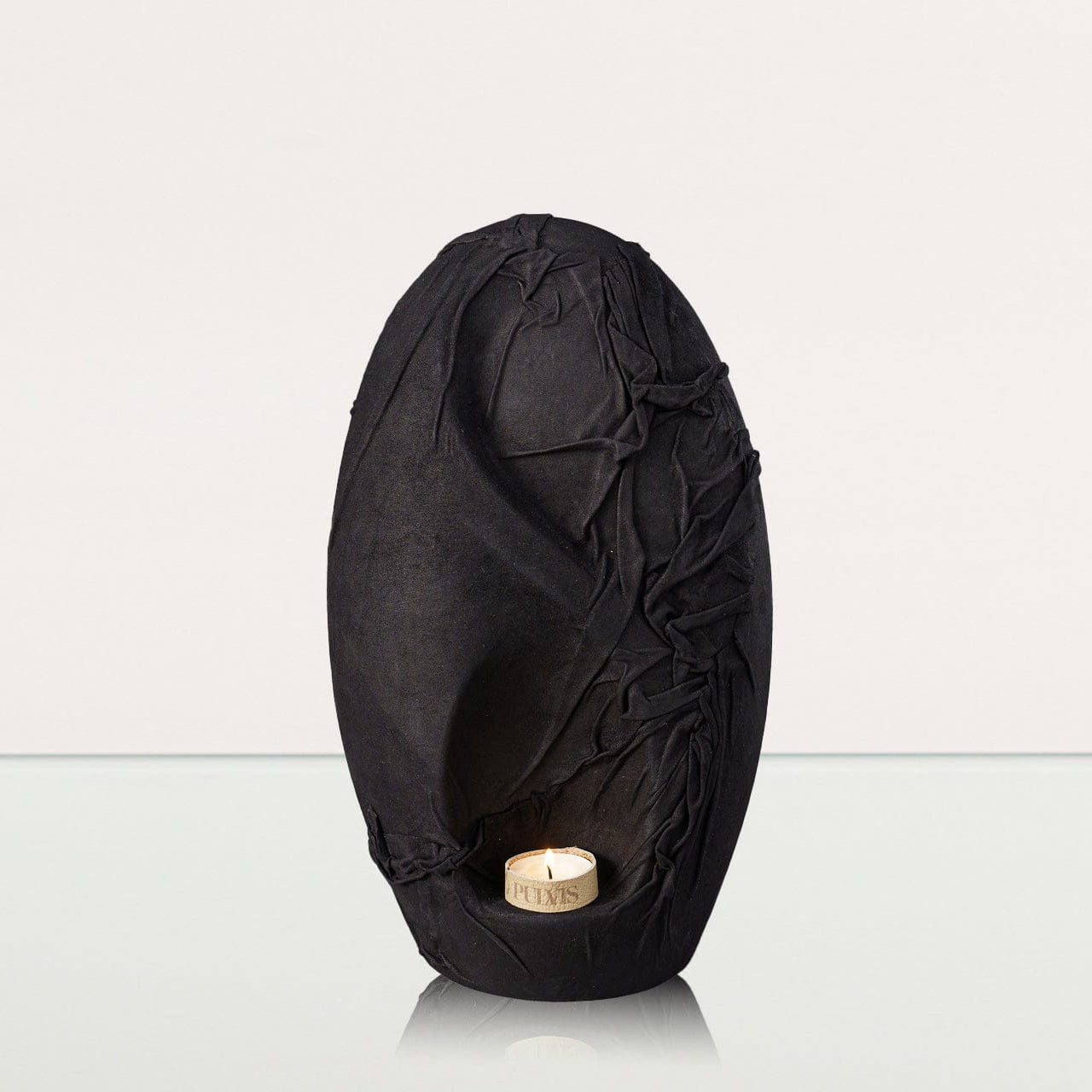 Leather Cremation Urn for Ashes "Eternity" - Exclusive Edition - Pulvis Art Urns