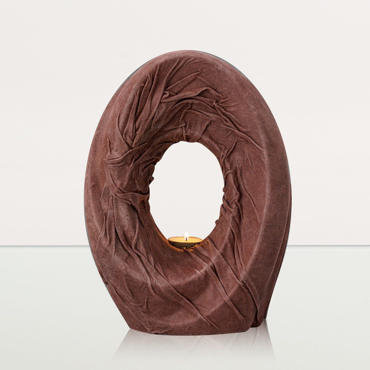 Nappa Leather Cremation Urn "The Passage" - Exclusive Edition - Pulvis Art Urns