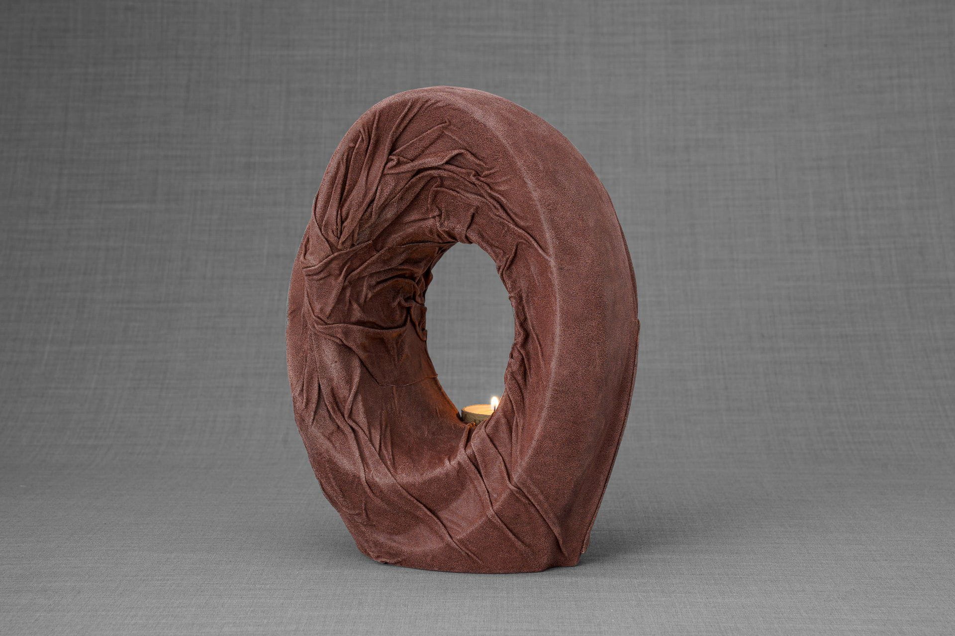 Nappa Leather Cremation Urn "The Passage" - Exclusive Edition - Pulvis Art Urns