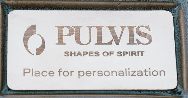 Pulvis Art Urns Extra Plaque for Personalisation