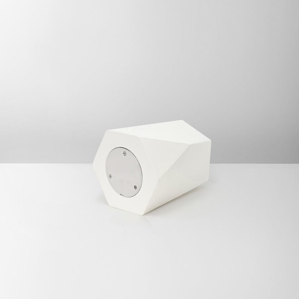 Handmade Urn "Crystal" - Stainless Steel | Cream Matte - Pulvis Art Urns