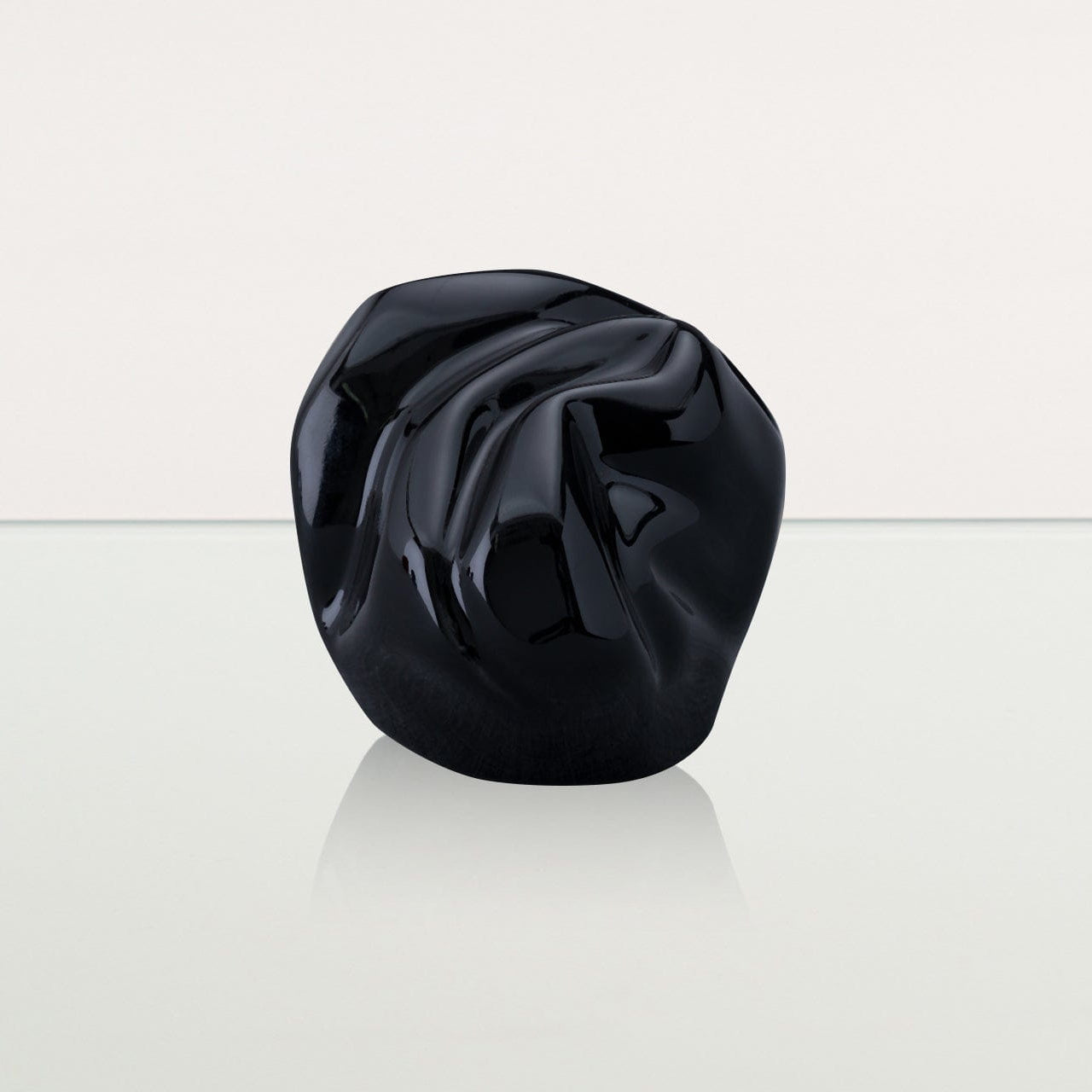 Cremation Keepsake Urn "Precious" - Small Keepsake | Lamp Black | Ceramic - Pulvis Art Urns