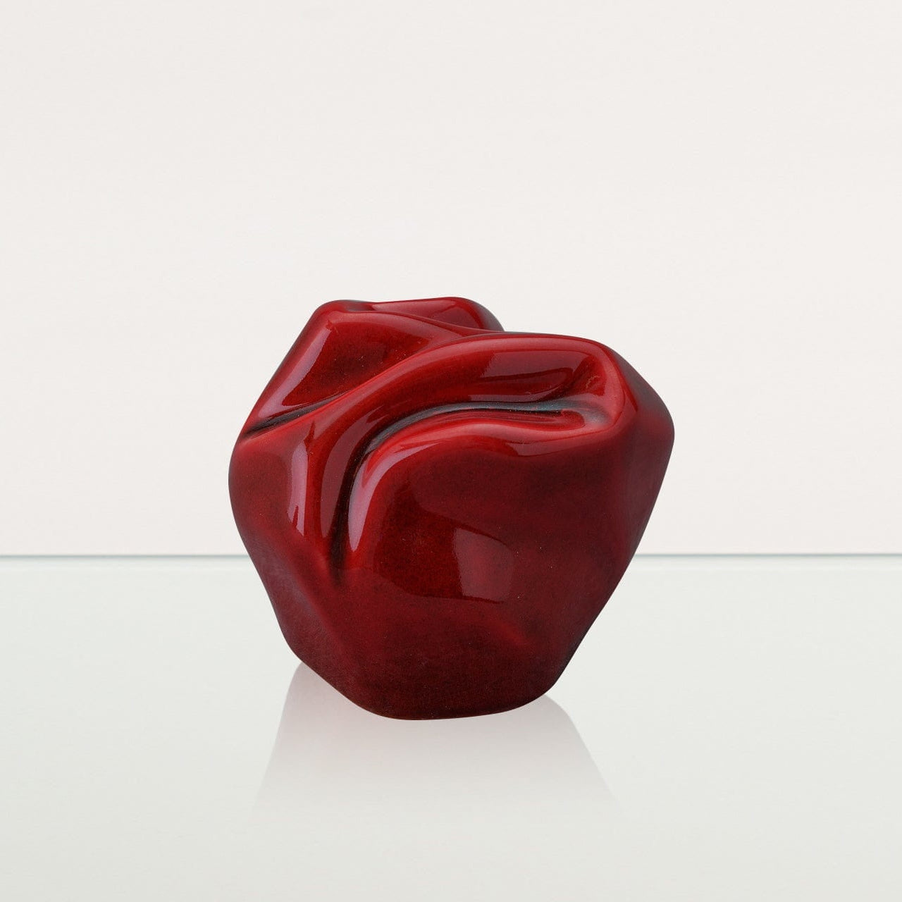 Cremation Keepsake Urn "Precious" - Small Keepsake | Red | Ceramic - Pulvis Art Urns