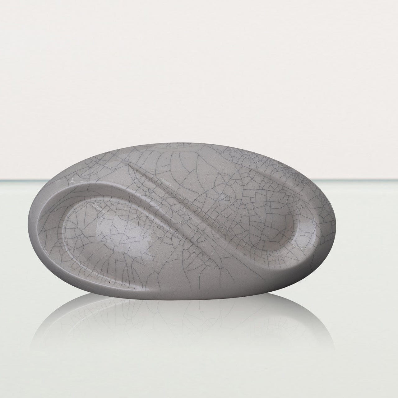 Eternity Handmade Cremation Keepsake Urn - Small Urn | Craquelure | Ceramic - Pulvis Art Urns