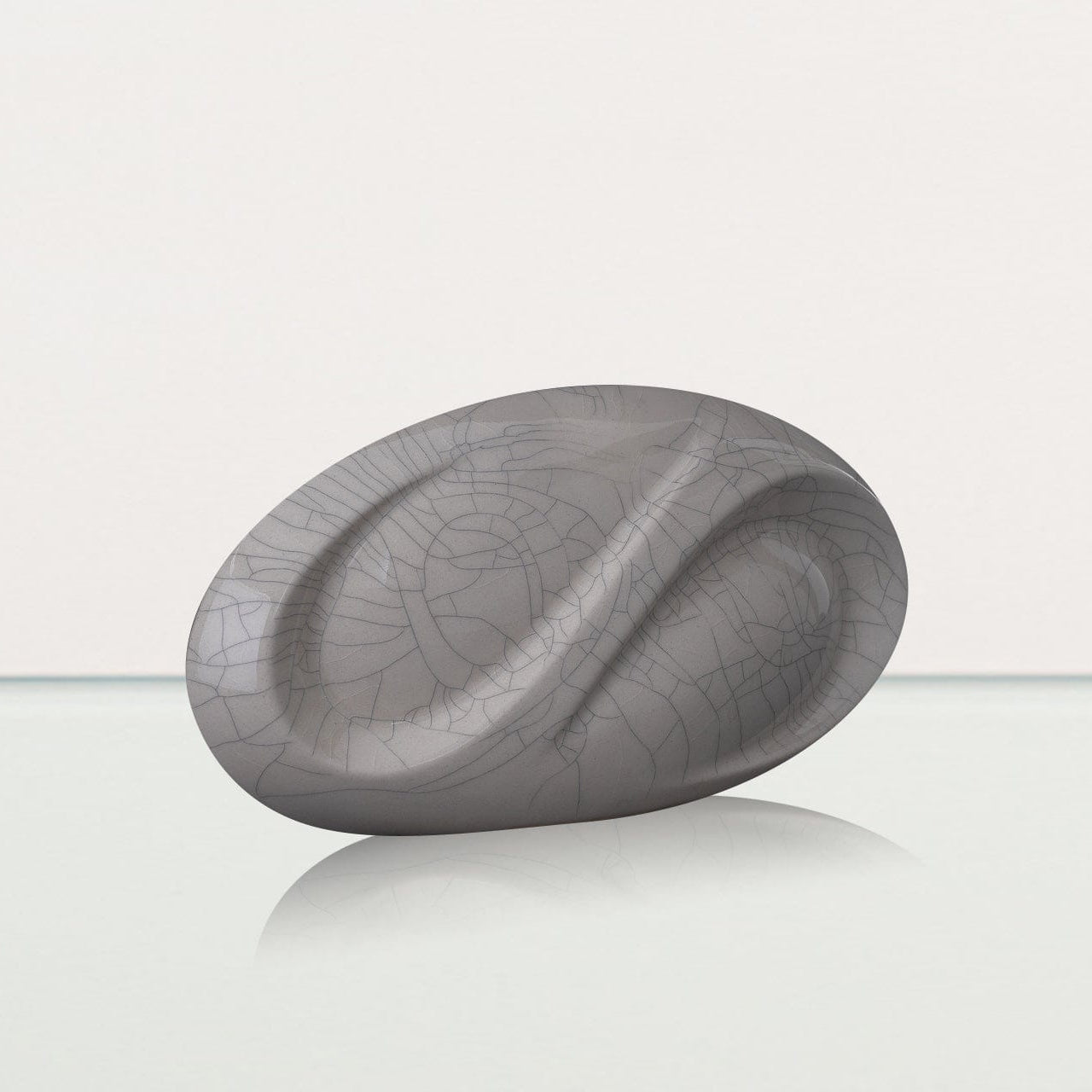 Eternity Handmade Cremation Keepsake Urn - Small Urn | Craquelure | Ceramic - Pulvis Art Urns