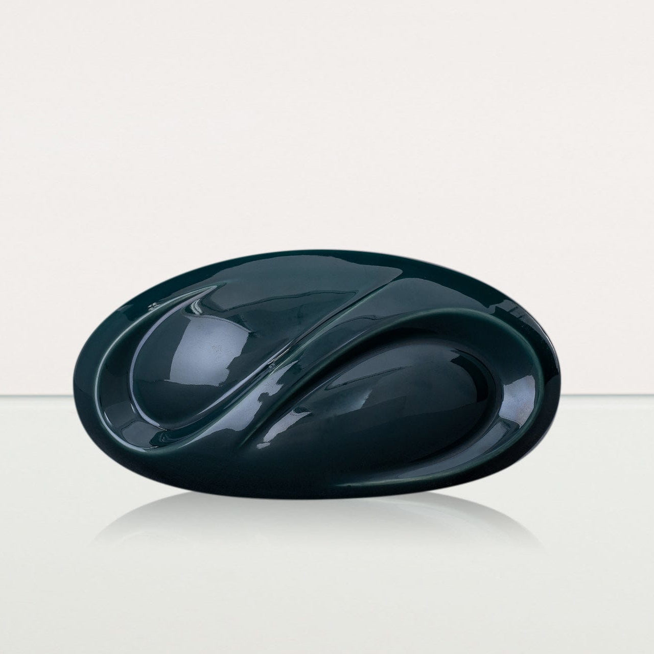 Eternity Handmade Cremation Keepsake Urn - Small Urn | Oxide Green | Ceramic - Pulvis Art Urns