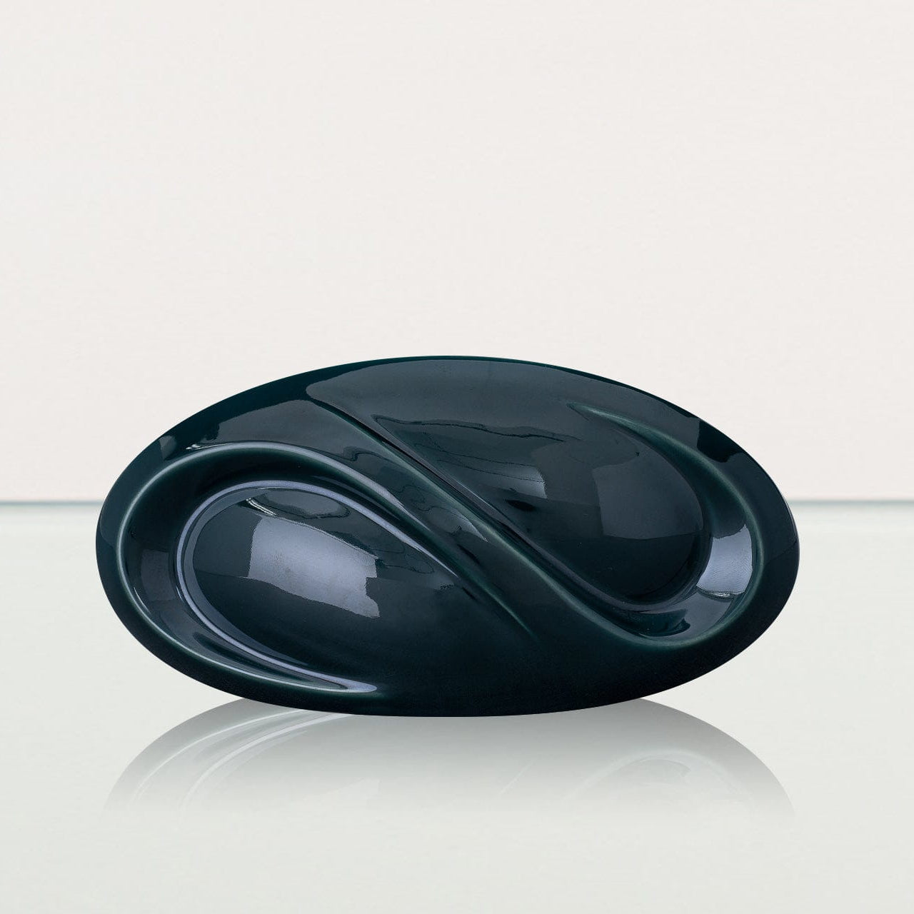 Eternity Handmade Cremation Keepsake Urn - Small Urn | Oxide Green | Ceramic - Pulvis Art Urns