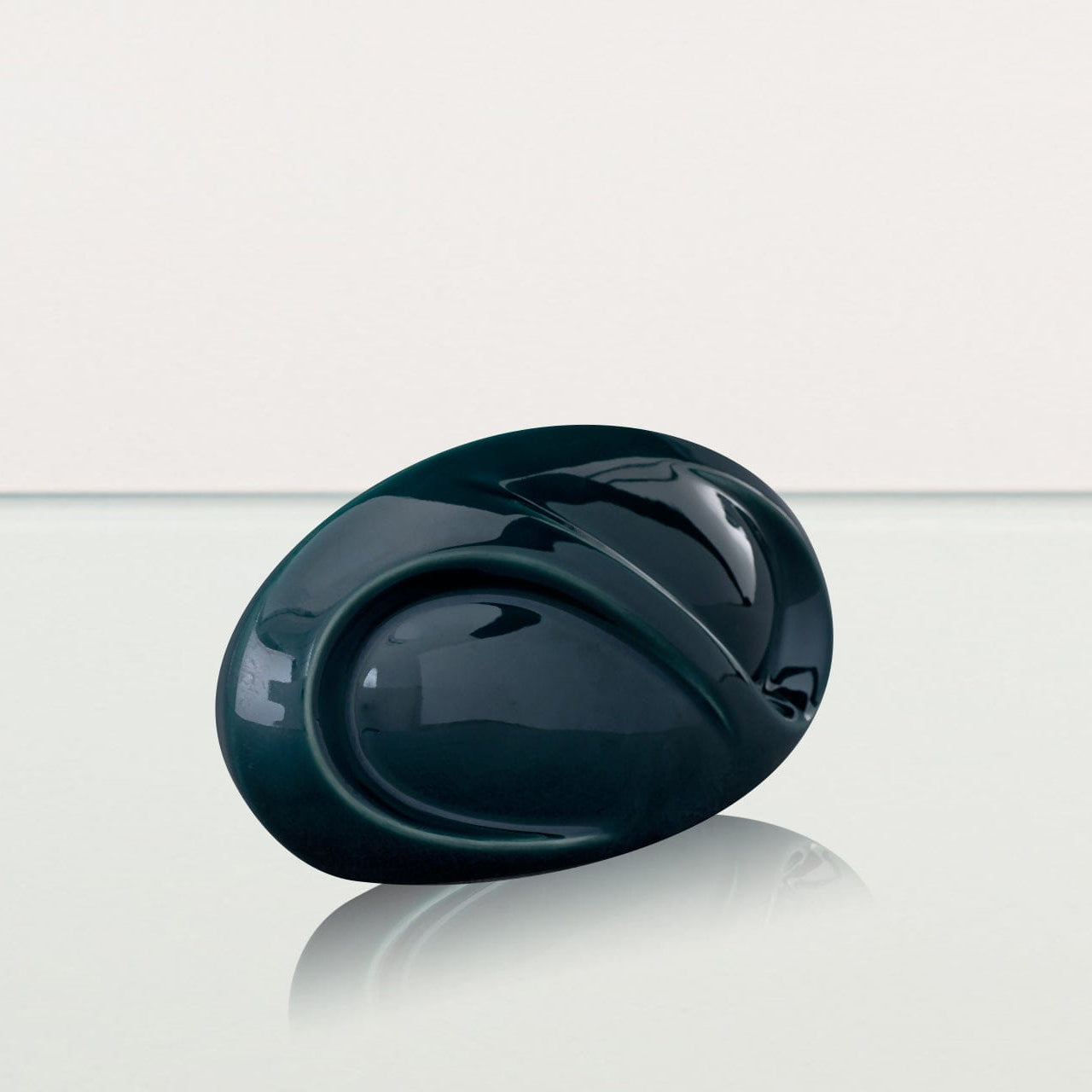 Eternity Handmade Cremation Keepsake Urn - Small Urn | Oxide Green | Ceramic - Pulvis Art Urns