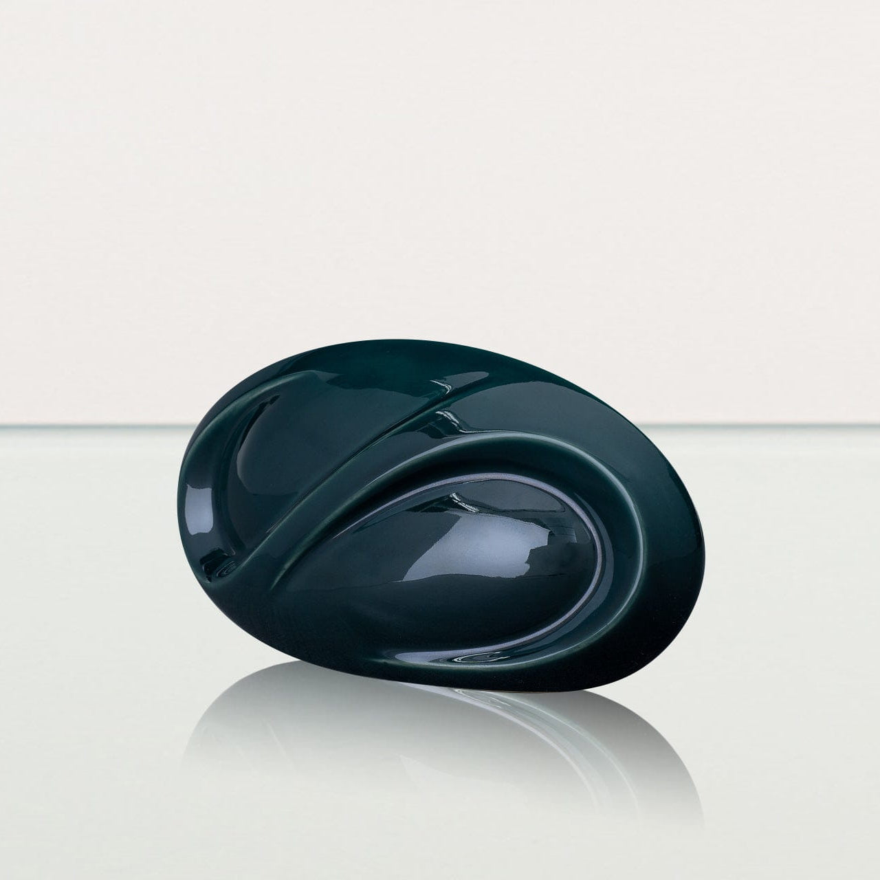 Eternity Handmade Cremation Keepsake Urn - Small Urn | Oxide Green | Ceramic - Pulvis Art Urns