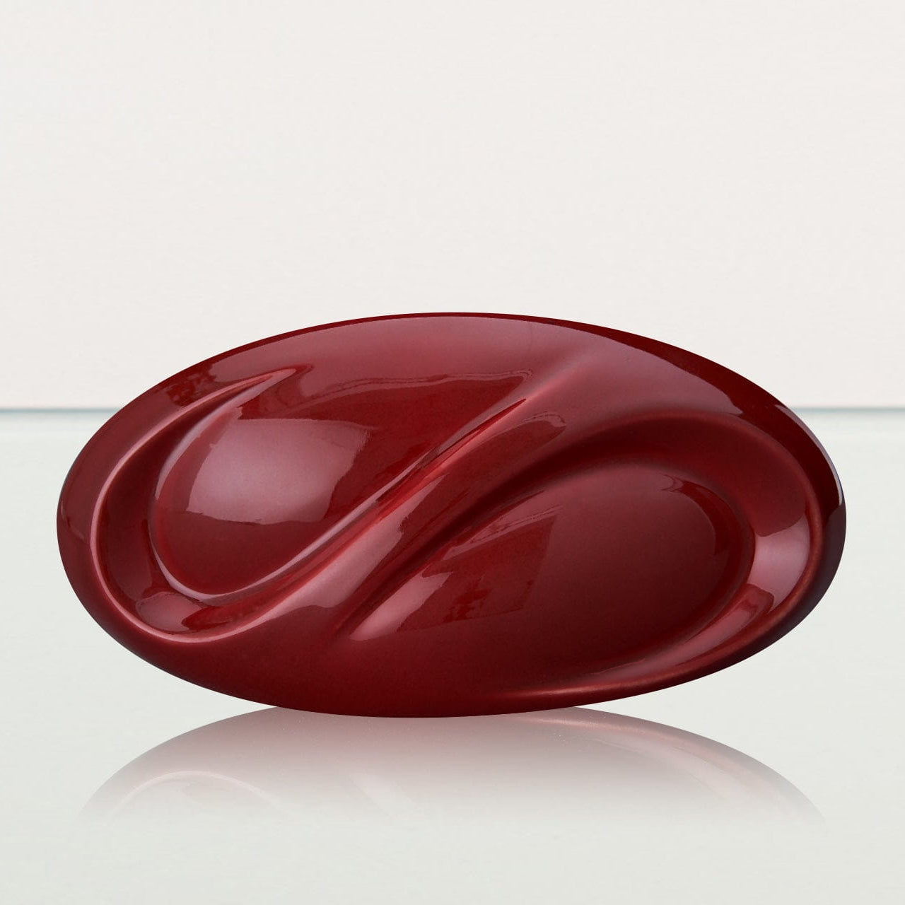 Eternity Handmade Cremation Keepsake Urn - Small Urn | Red | Ceramic - Pulvis Art Urns