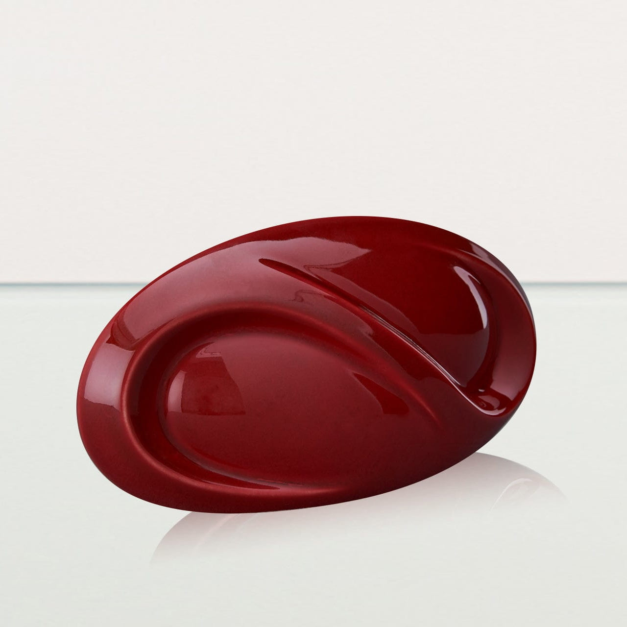 Eternity Handmade Cremation Keepsake Urn - Small Urn | Red | Ceramic - Pulvis Art Urns