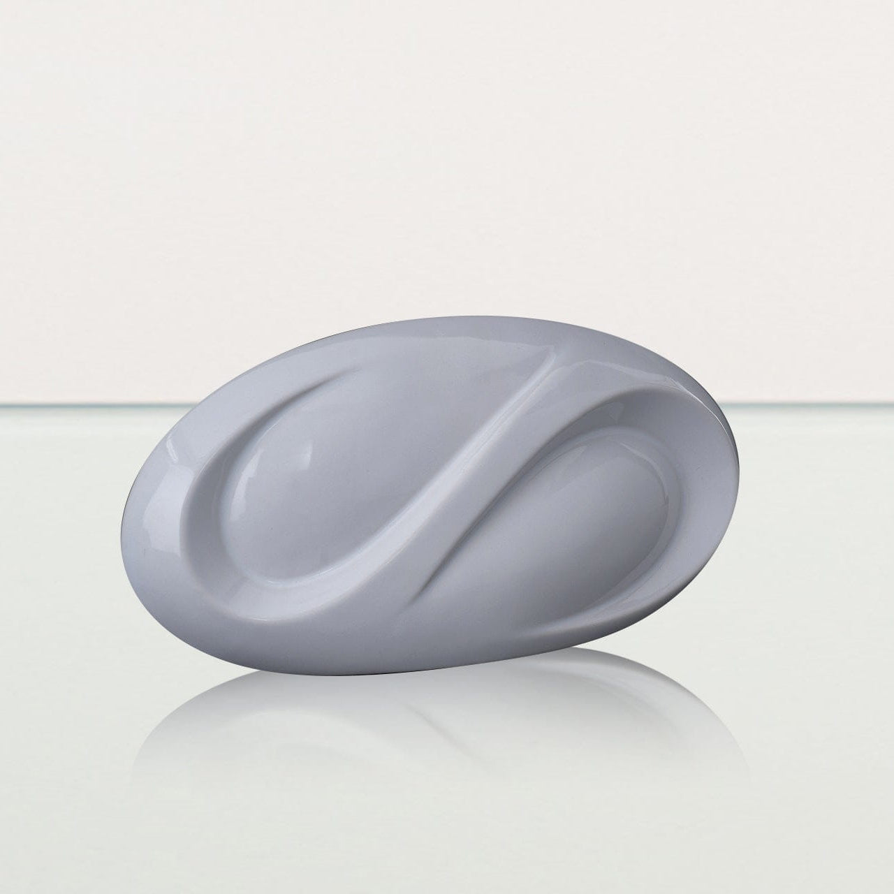 Eternity Handmade Cremation Keepsake Urn - Small Urn | White | Ceramic - Pulvis Art Urns