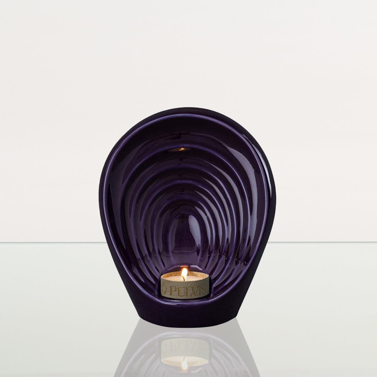 Handmade Cremation Keepsake Urn "Guardian" - Small Urn | Violet | Ceramic - Pulvis Art Urns