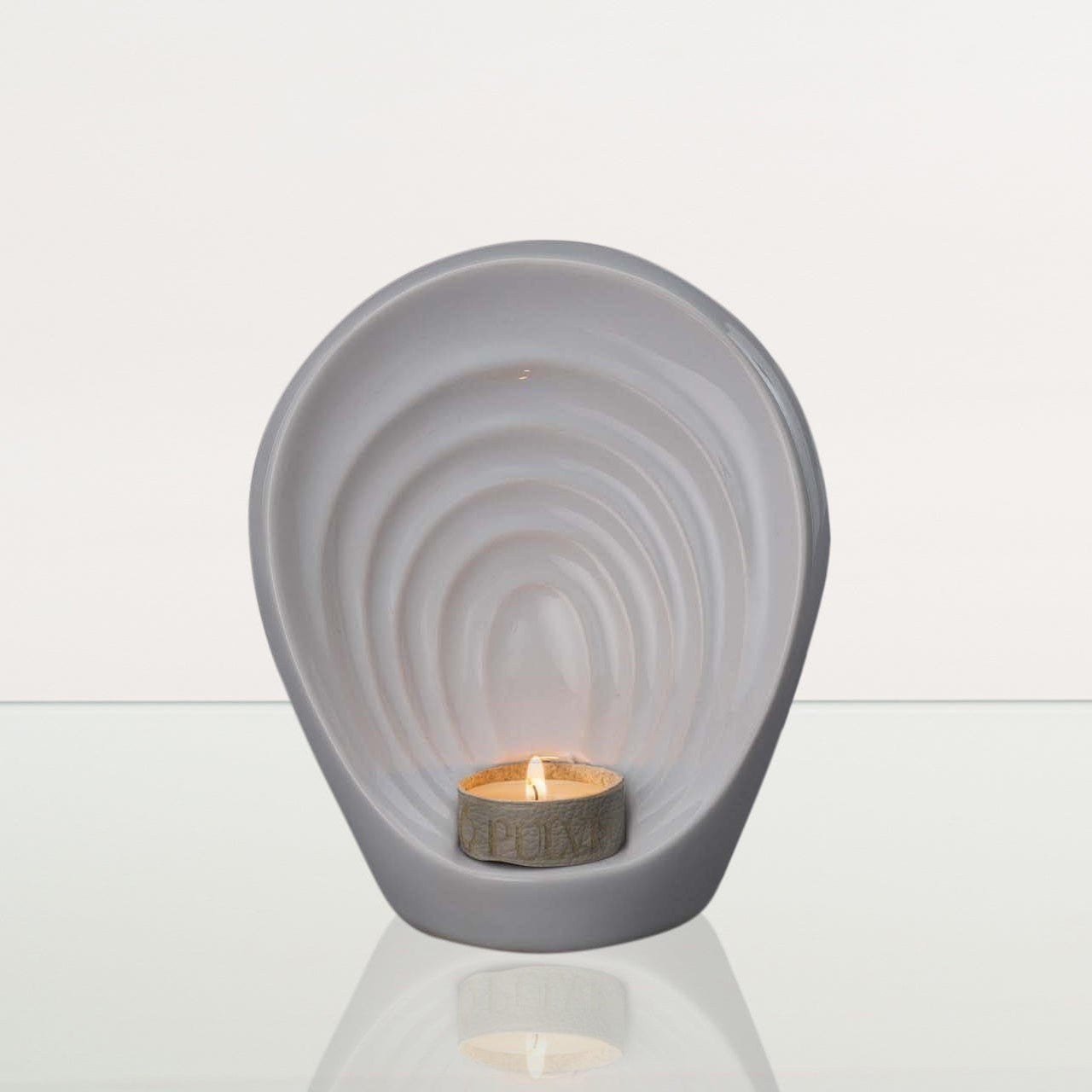 Handmade Cremation Keepsake Urn "Guardian" - Small Urn | White | Ceramic - Pulvis Art Urns