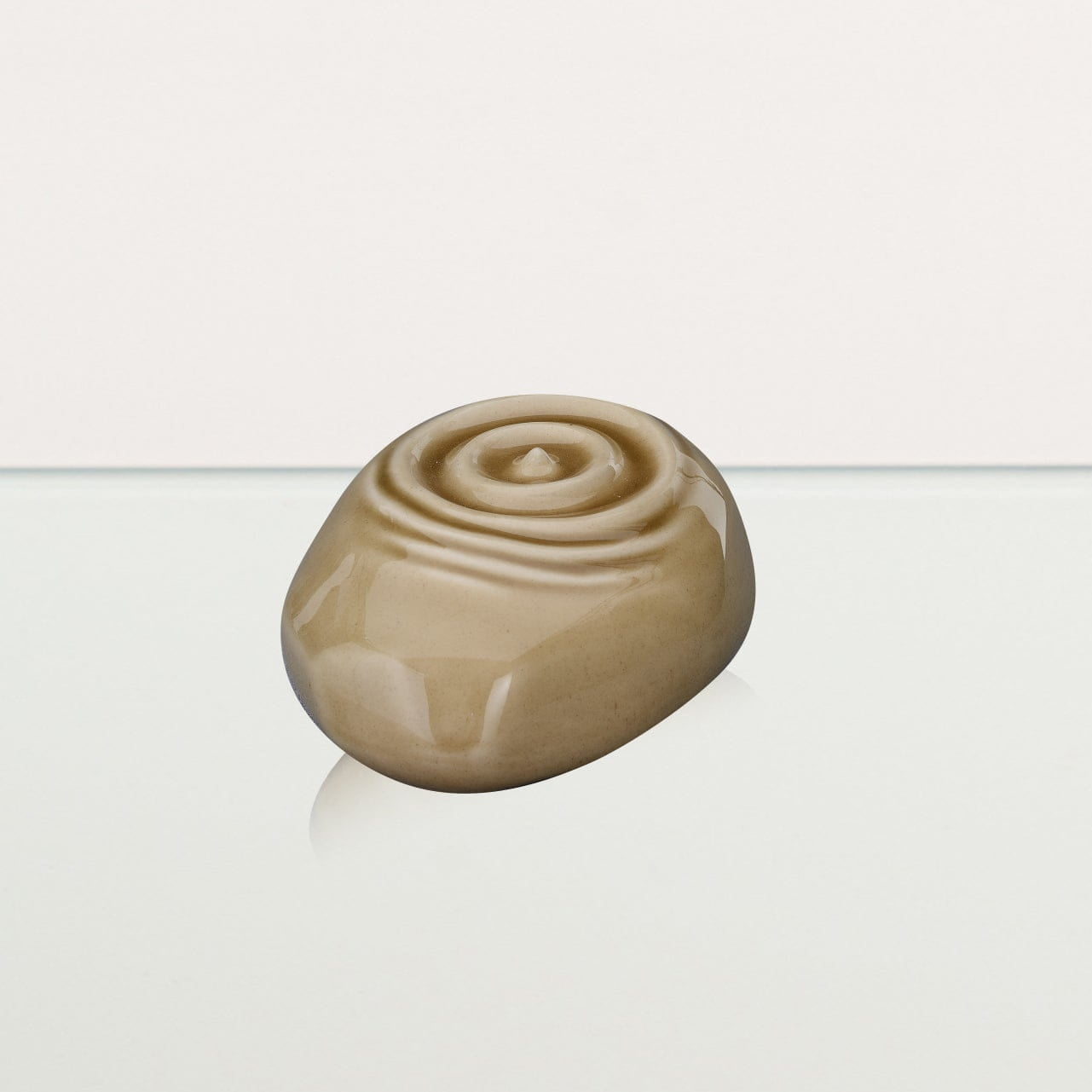 Handmade Cremation Keepsake Urn "Resonance" - Small Urn | Beige | Ceramic - Pulvis Art Urns