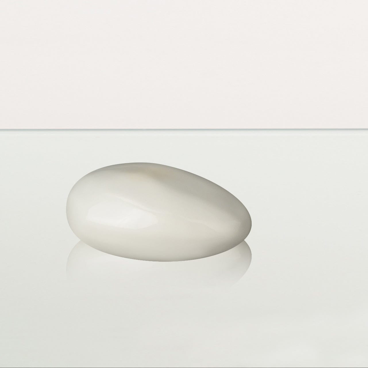 Handmade Cremation Keepsake Urn "Stone" - Small Urn | Off-white | Ceramic - Pulvis Art Urns