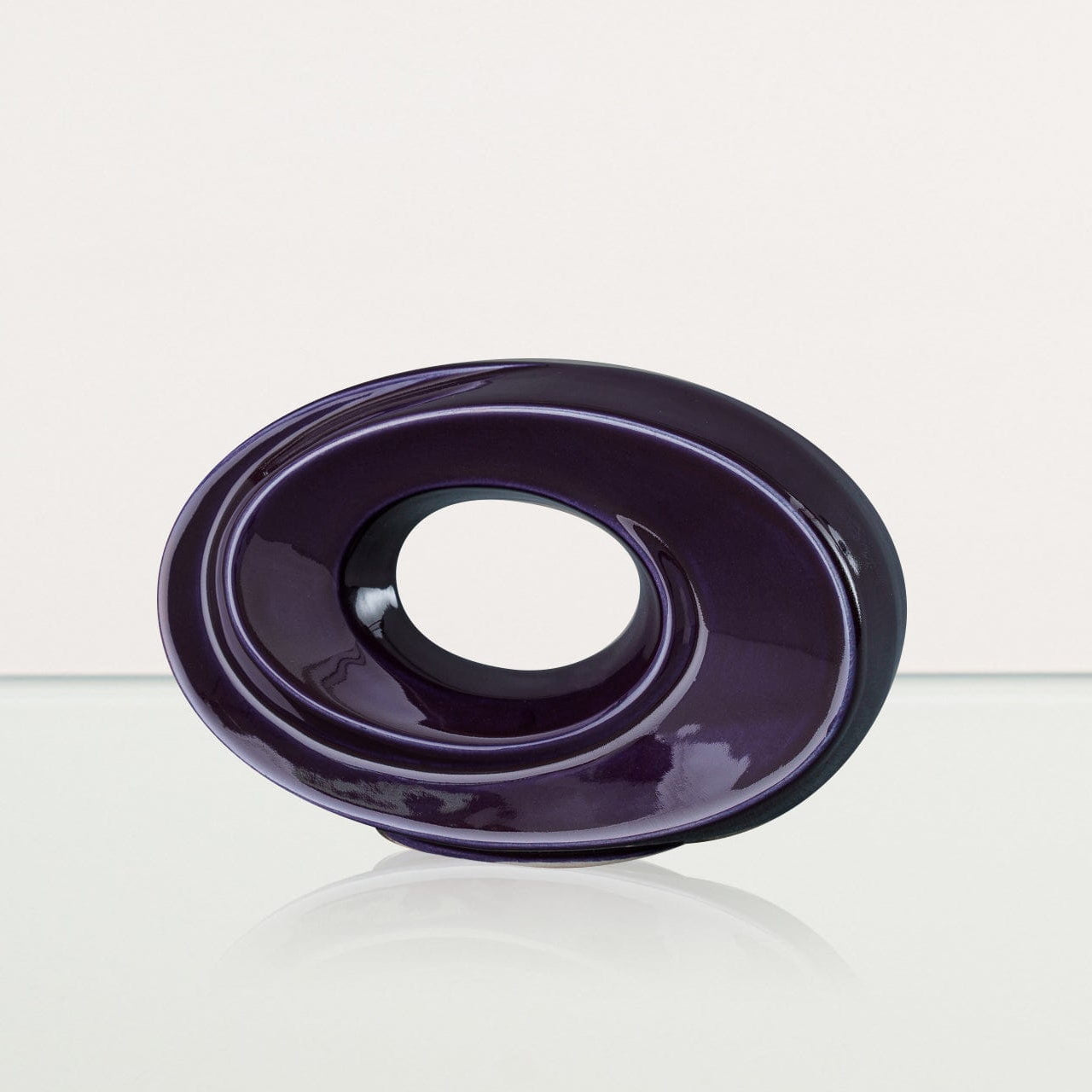 Handmade Cremation Keepsake Urn "The Passage" - Small Urn | Violet | Ceramic - Pulvis Art Urns