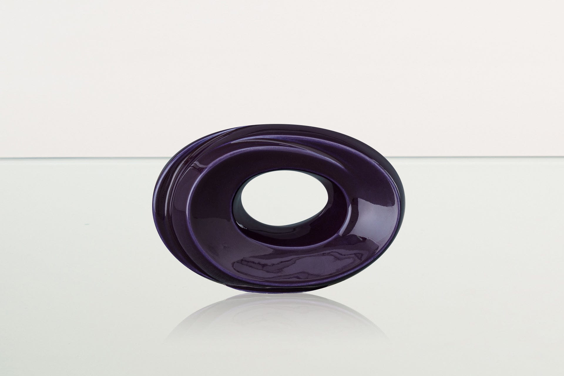 Handmade Cremation Keepsake Urn "The Passage" - Small Urn | Violet | Ceramic - Pulvis Art Urns