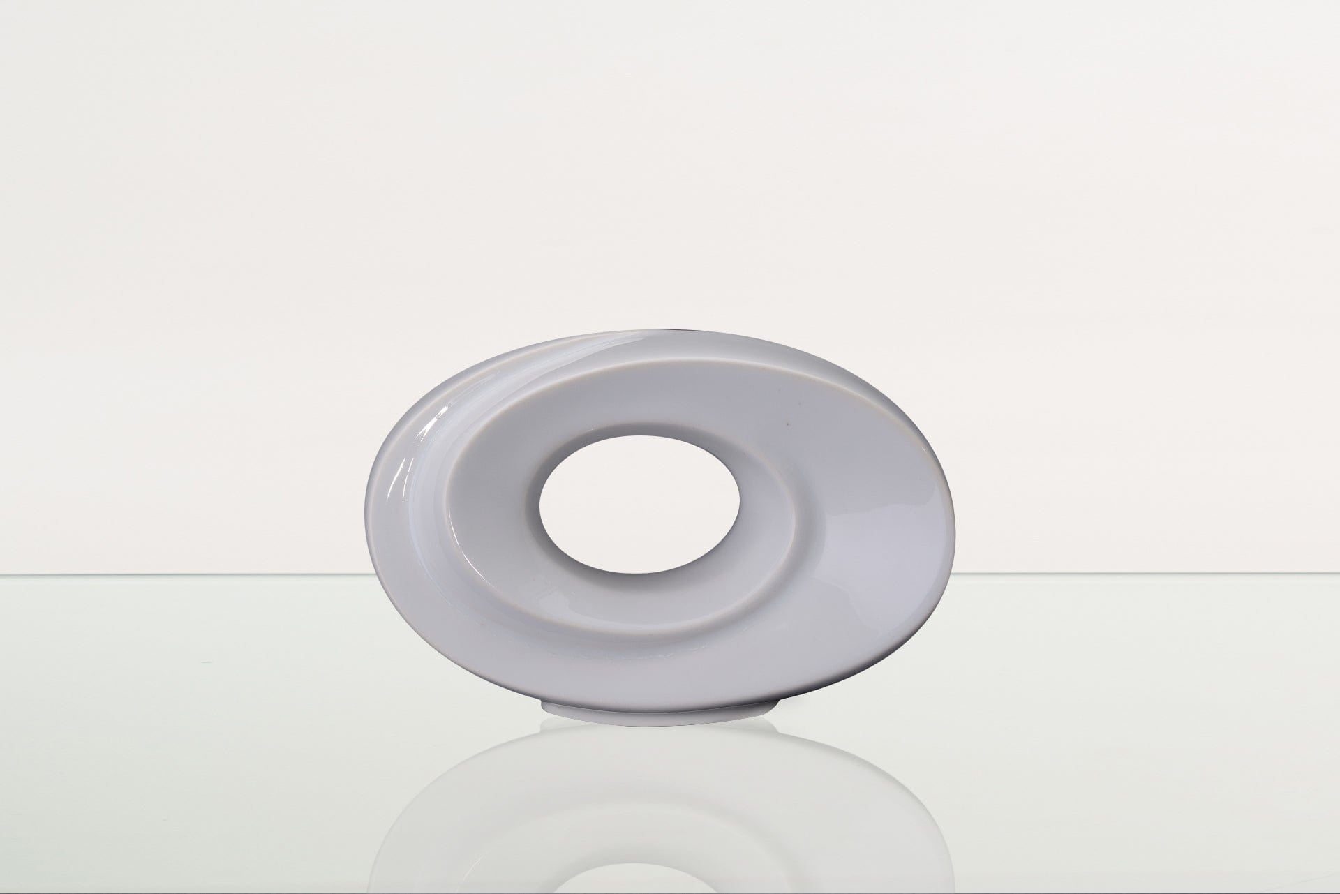 Handmade Cremation Keepsake Urn "The Passage" - Small Urn | White | Ceramic - Pulvis Art Urns