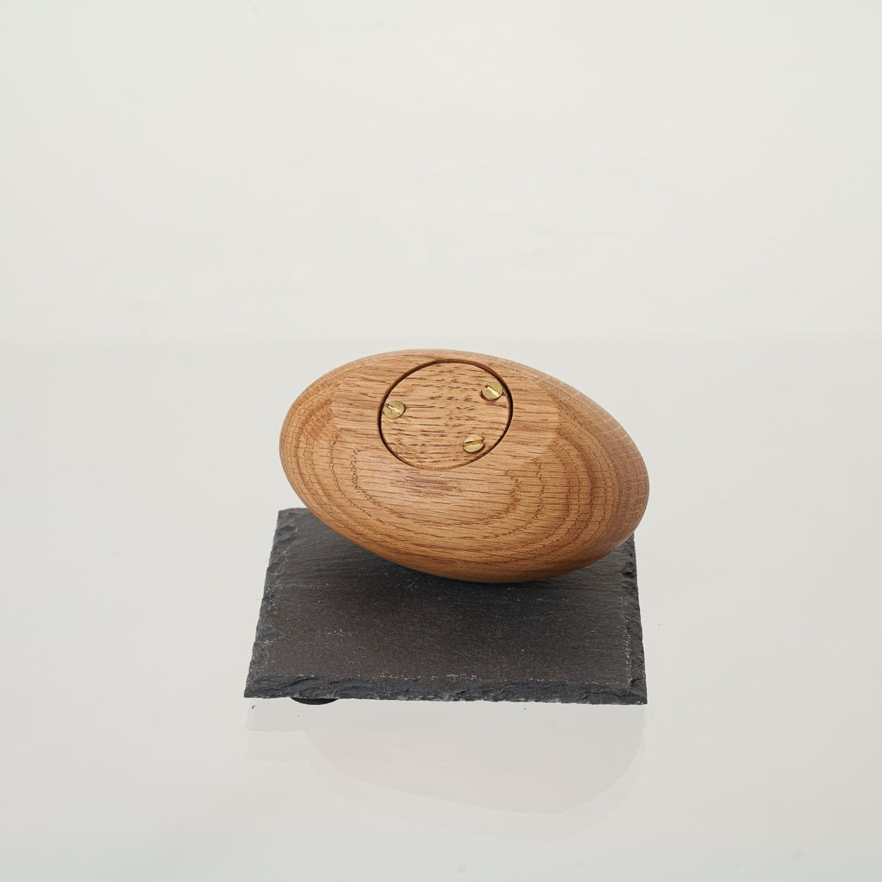 Wooden Keepsake Urn "Palm Stone" - Oak - Pulvis Art Urns