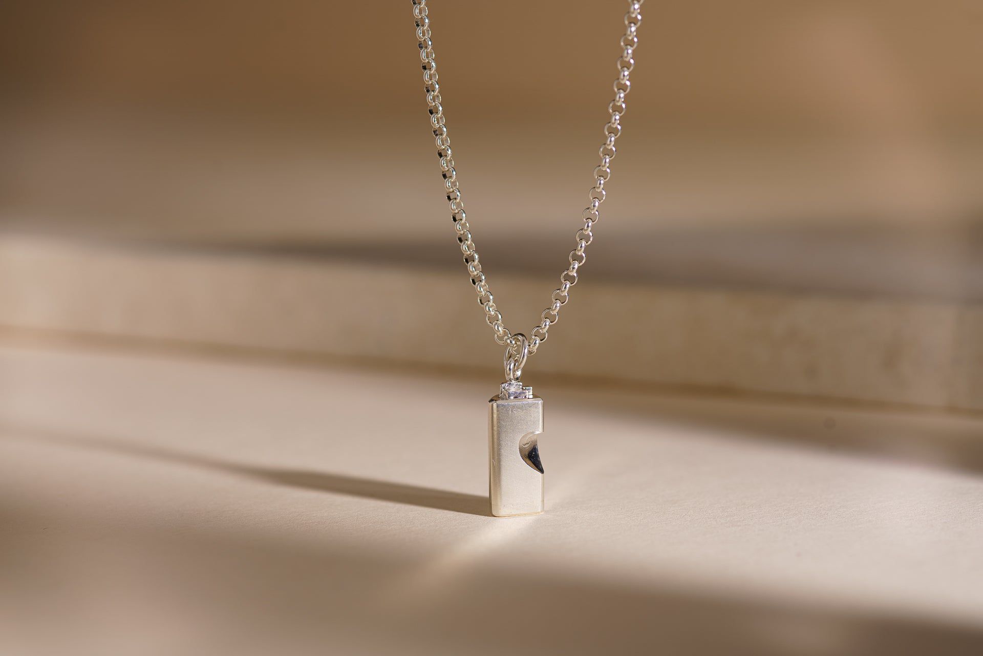 Memorial Cremation Necklace – Heart | Silver | Handmade Cremation Jewelry - Pulvis Art Urns