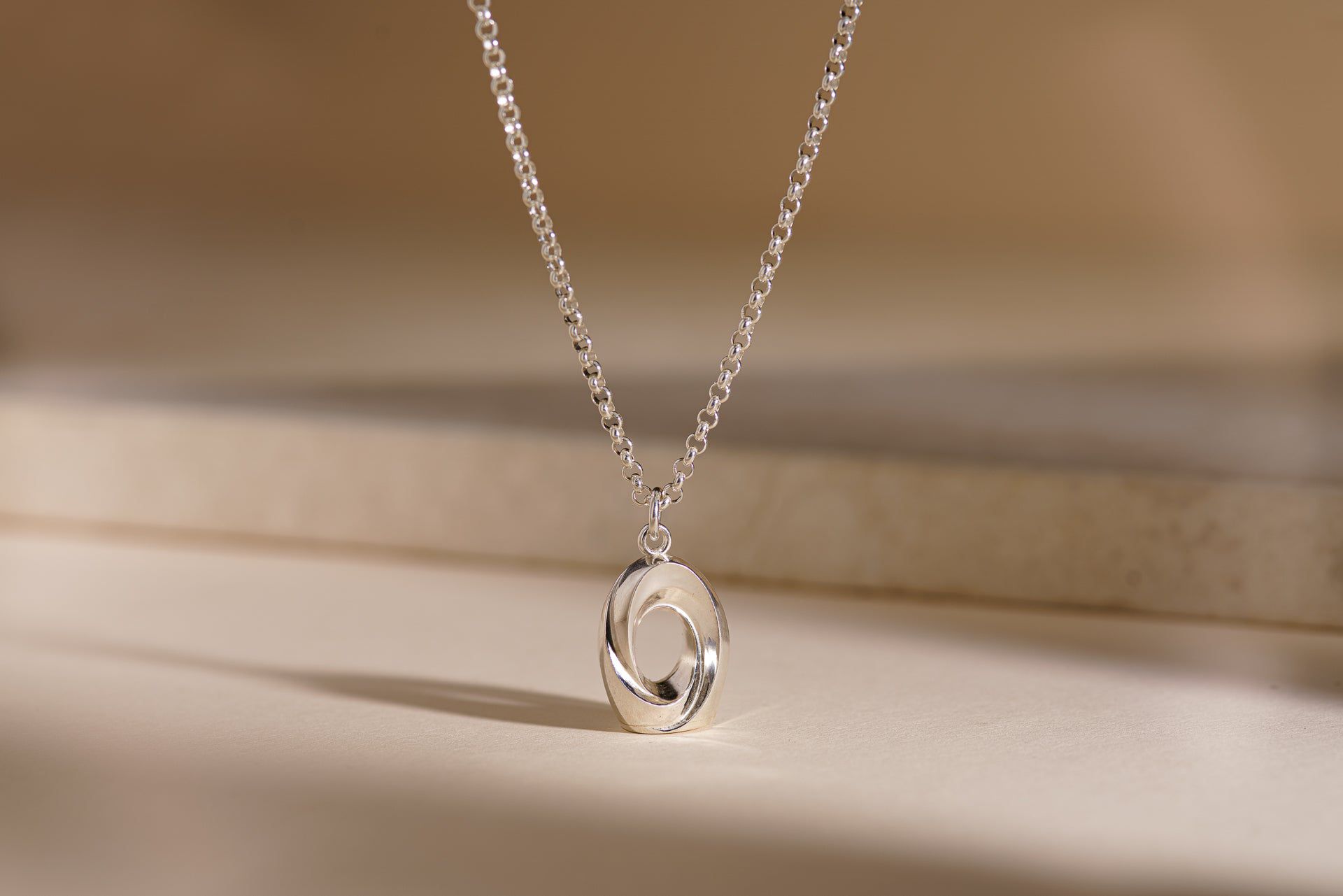 Memorial Cremation Necklace – The Passage | Silver | Handmade Cremation Jewelry - Pulvis Art Urns