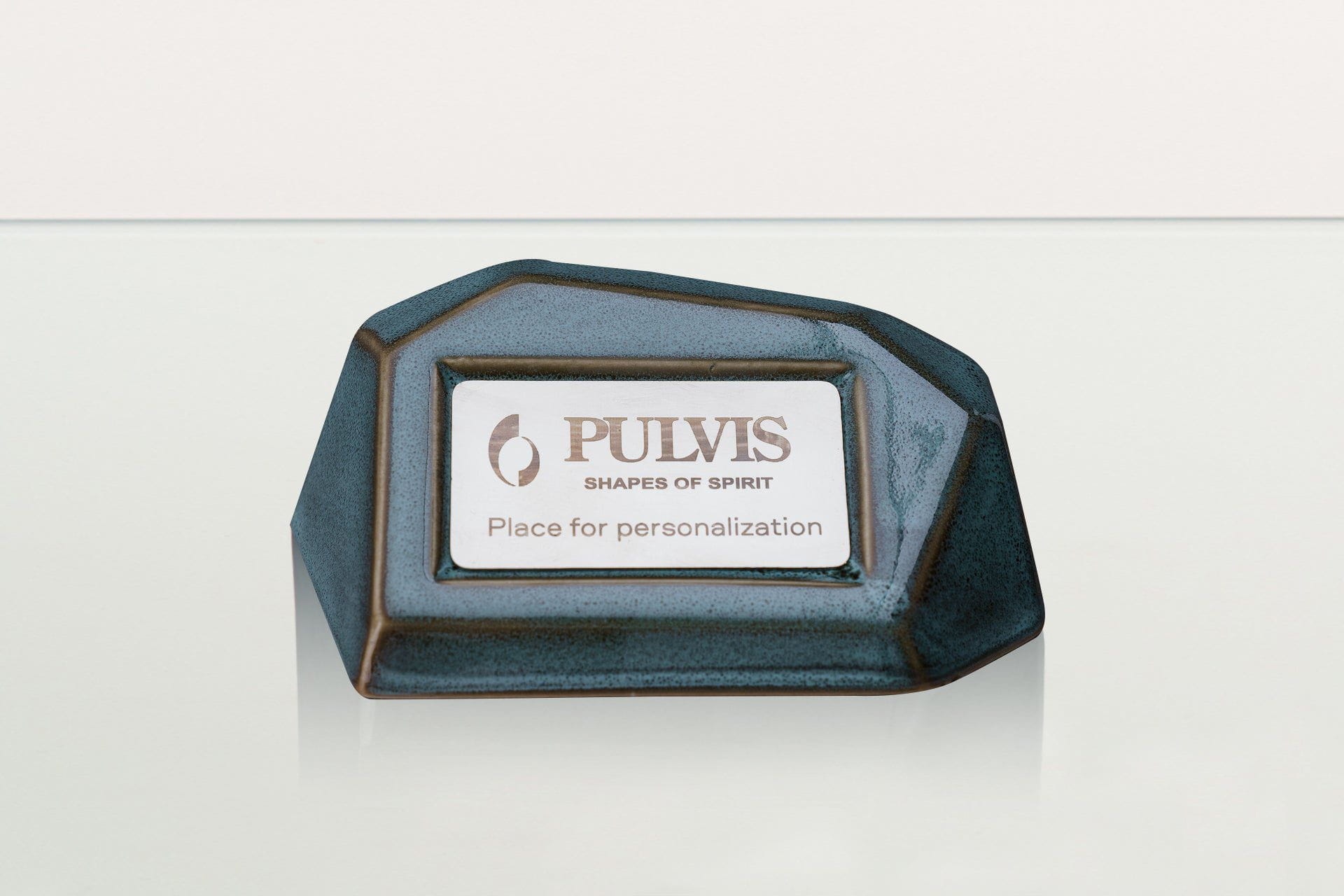 Memorial Nameplate Holder | Ceramic | Personalizable - Pulvis Art Urns