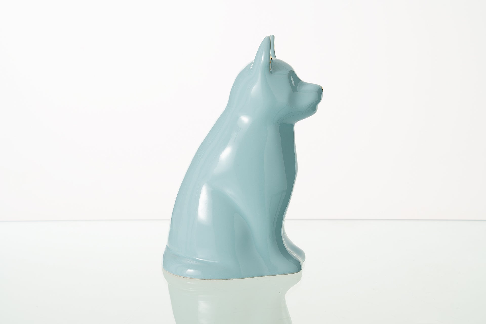 "Barkley" Pet Urn for Dog - Baby Blue | Ceramic | Handmade - Pulvis Art Urns
