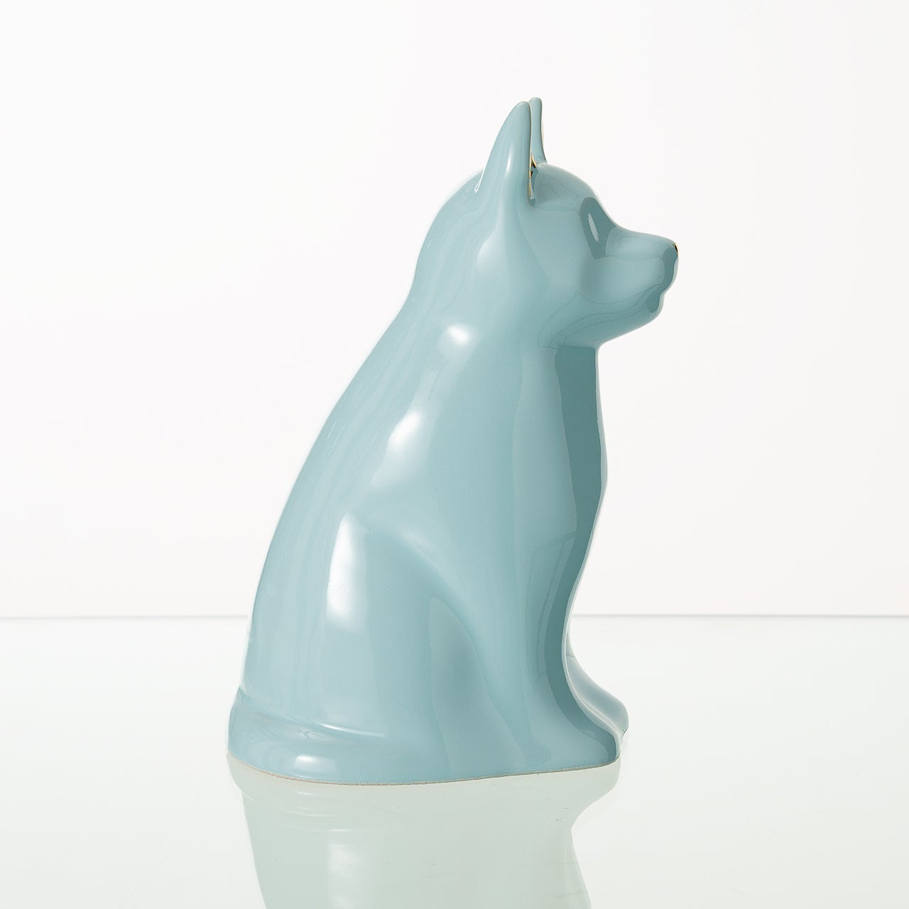 "Barkley" Pet Urn for Dog - Baby Blue | Ceramic | Handmade - Pulvis Art Urns
