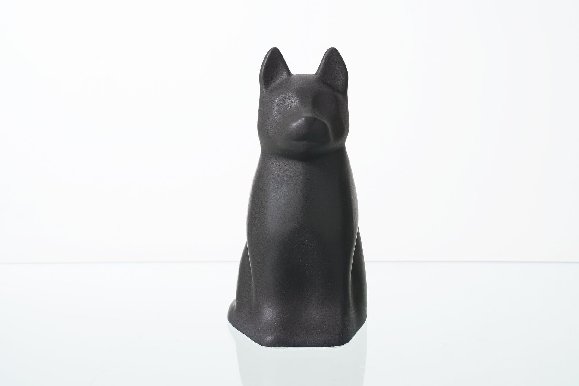 "Barkley" Pet Urn for Dog - Grey Matte | Ceramic | Handmade - Pulvis Art Urns