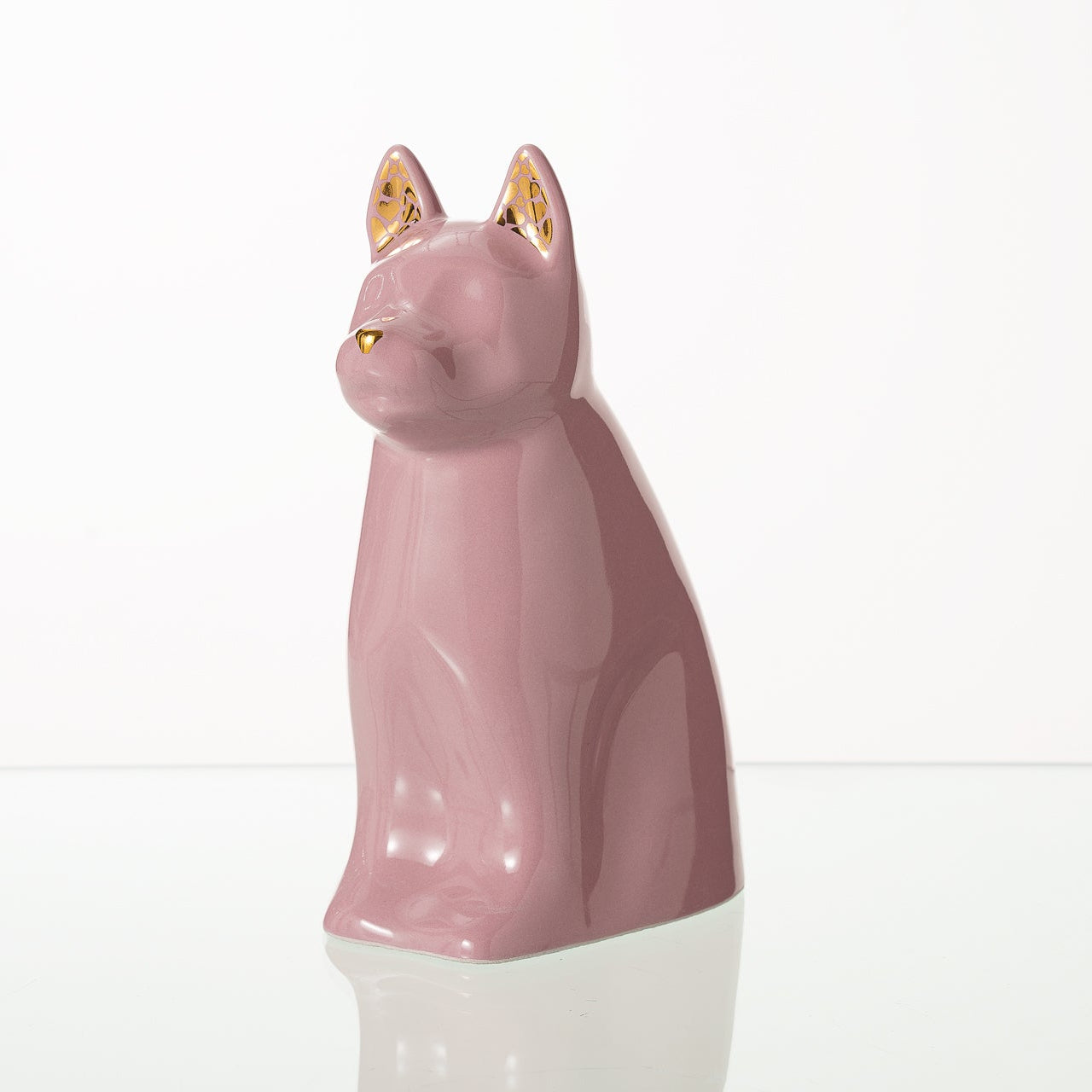 "Barkley" Pet Urn for Dog - Pink | Ceramic | Handmade - Pulvis Art Urns