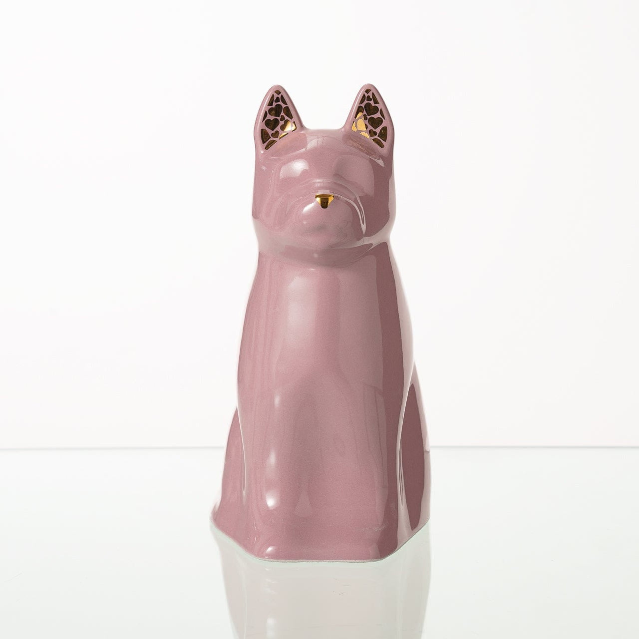"Barkley" Pet Urn for Dog - Pink | Ceramic | Handmade - Pulvis Art Urns