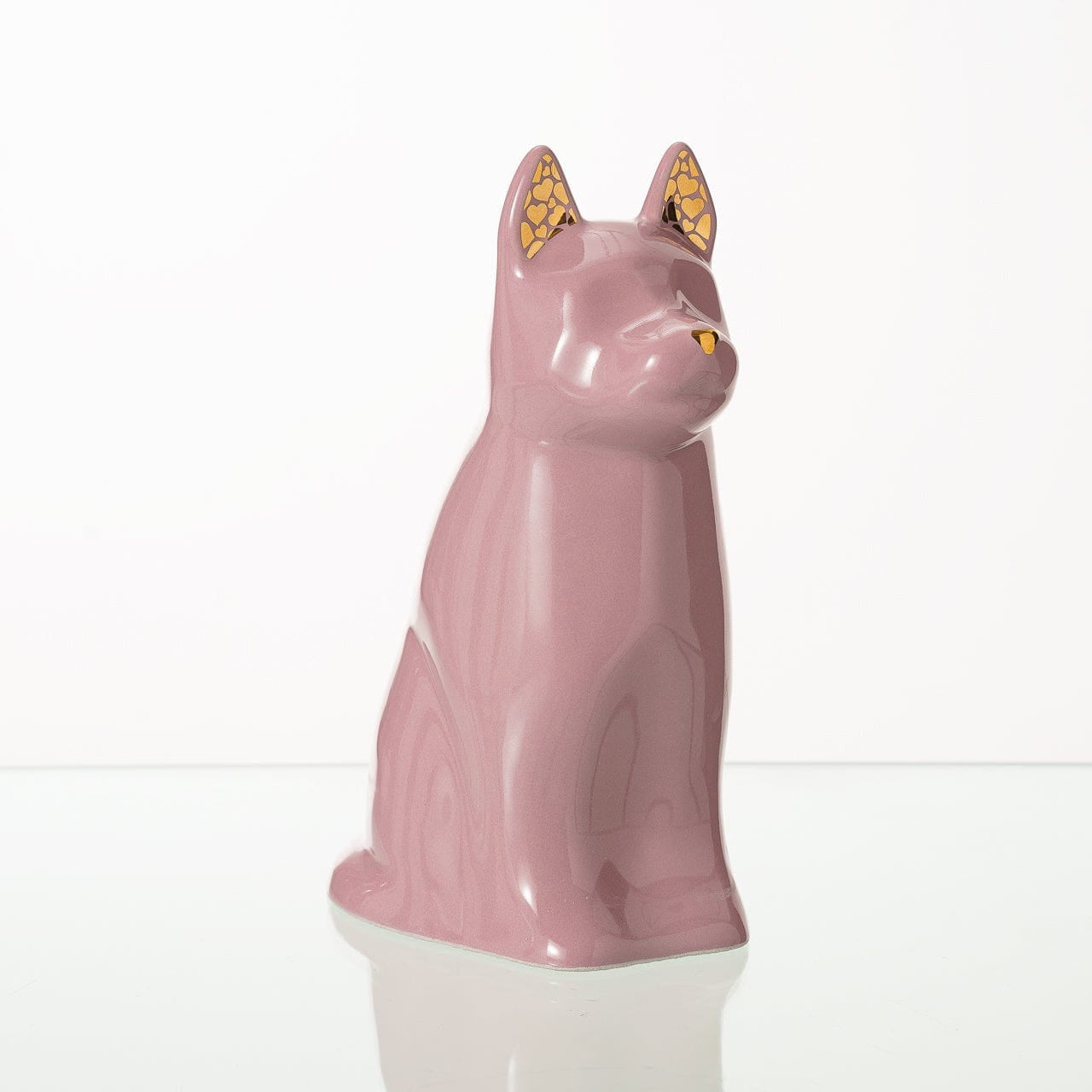 "Barkley" Pet Urn for Dog - Pink | Ceramic | Handmade - Pulvis Art Urns