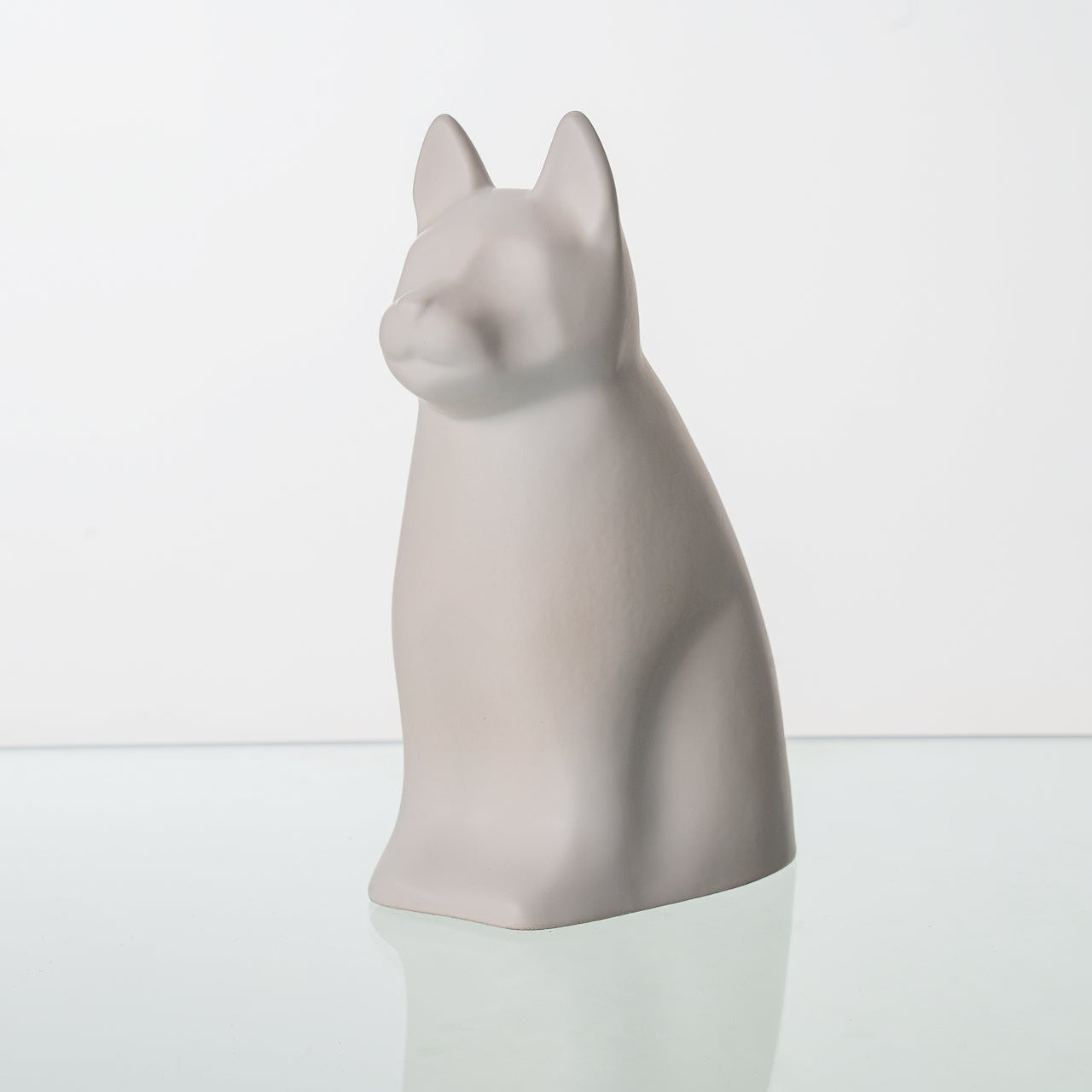 "Barkley" Pet Urn for Dog - White Matte | Ceramic | Handmade - Pulvis Art Urns