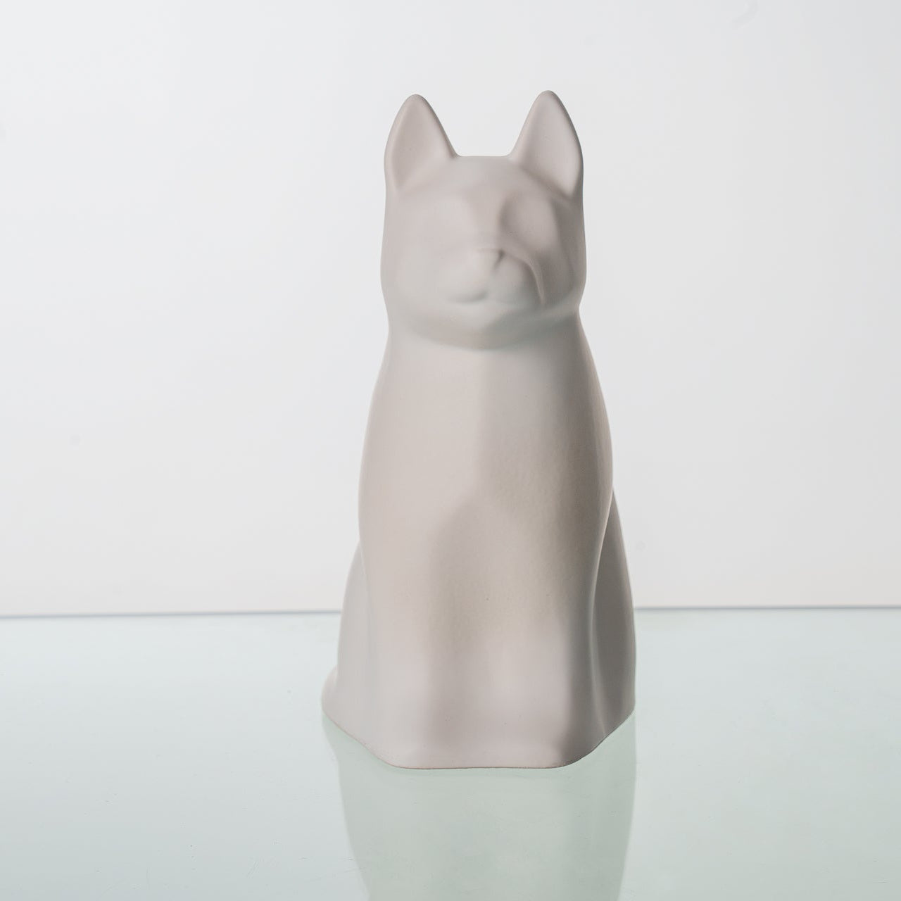 "Barkley" Pet Urn for Dog - White Matte | Ceramic | Handmade - Pulvis Art Urns