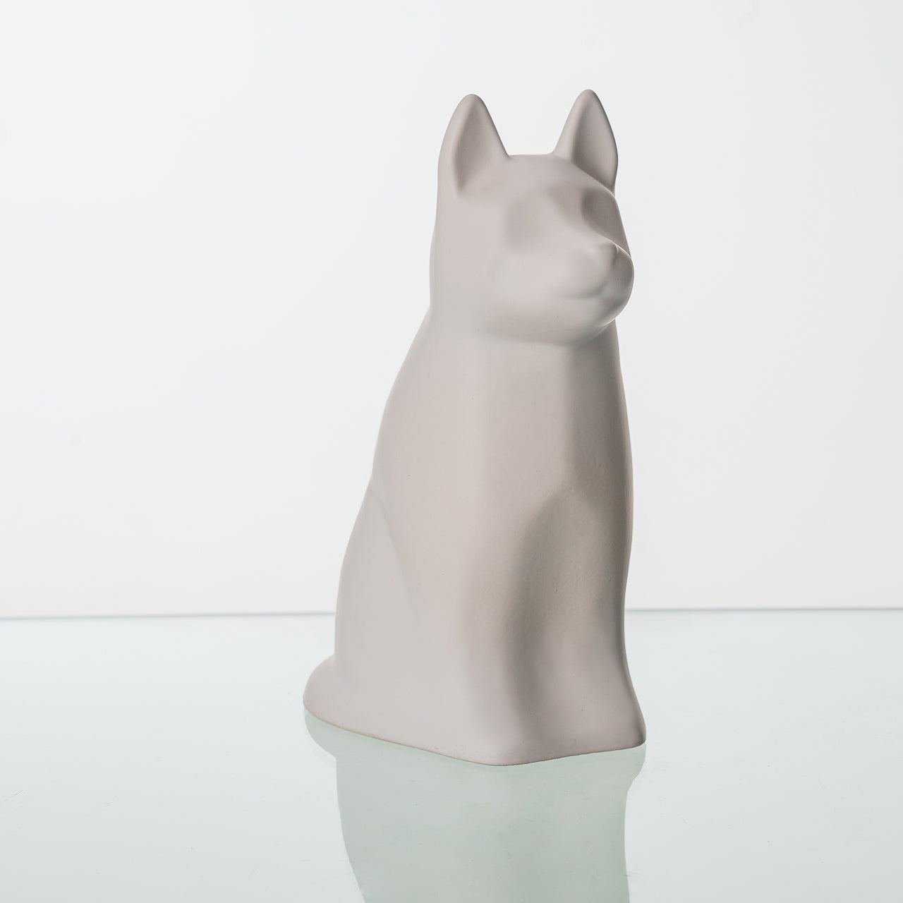 "Barkley" Pet Urn for Dog - White Matte | Ceramic | Handmade - Pulvis Art Urns