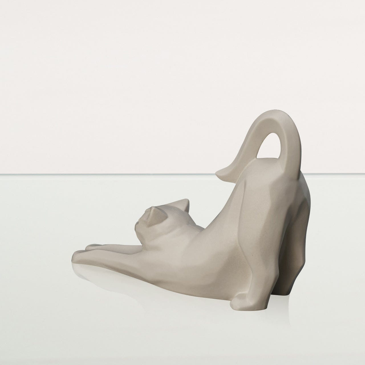 Cat Cremation Urn For Ashes "Grace" - White Matte | Ceramic Pet Urn - Pulvis Art Urns