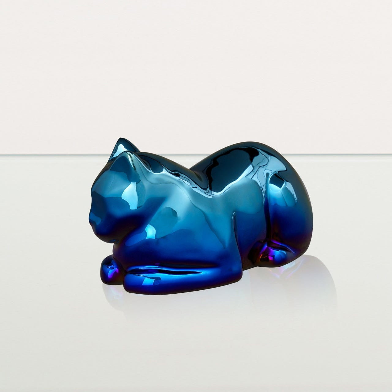 Cat Cremation Urn for Ashes - Titanized | Ceramic | Handmade Pet Urn - Pulvis Art Urns