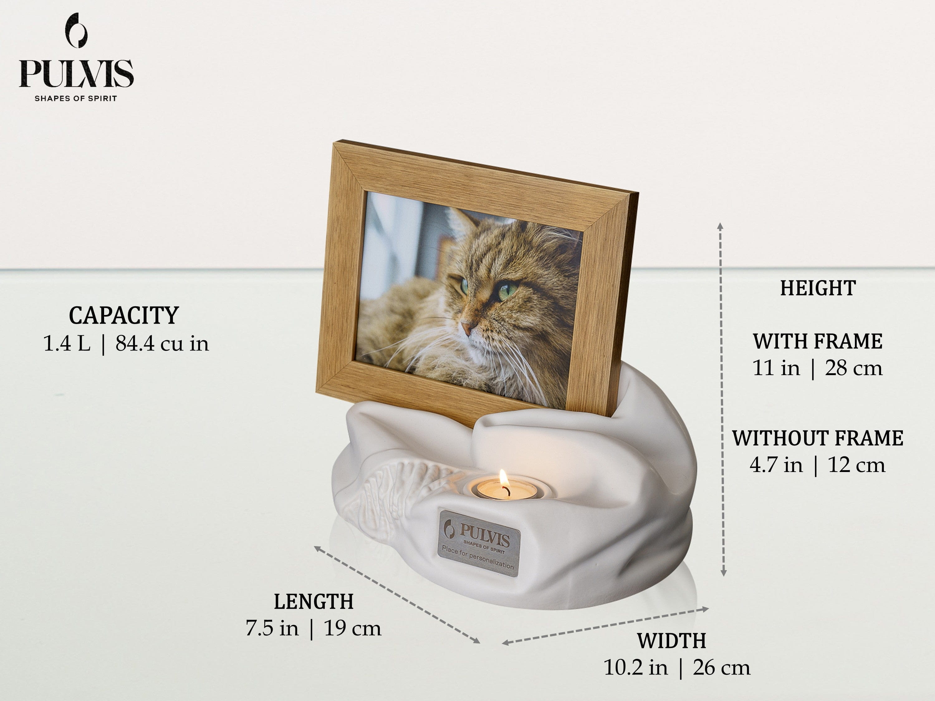 Pulvis Art Urns Pet Urn Cremation Urn "Cozy" - sizes