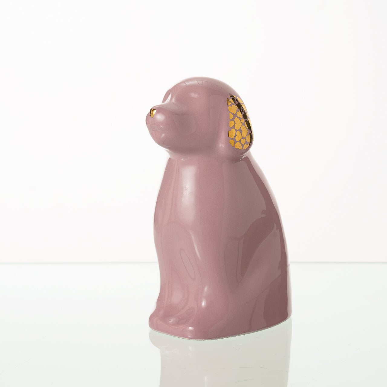 "Cuddle" Pet Urn for Dog - Pink | Ceramic | Handmade - Pulvis Art Urns