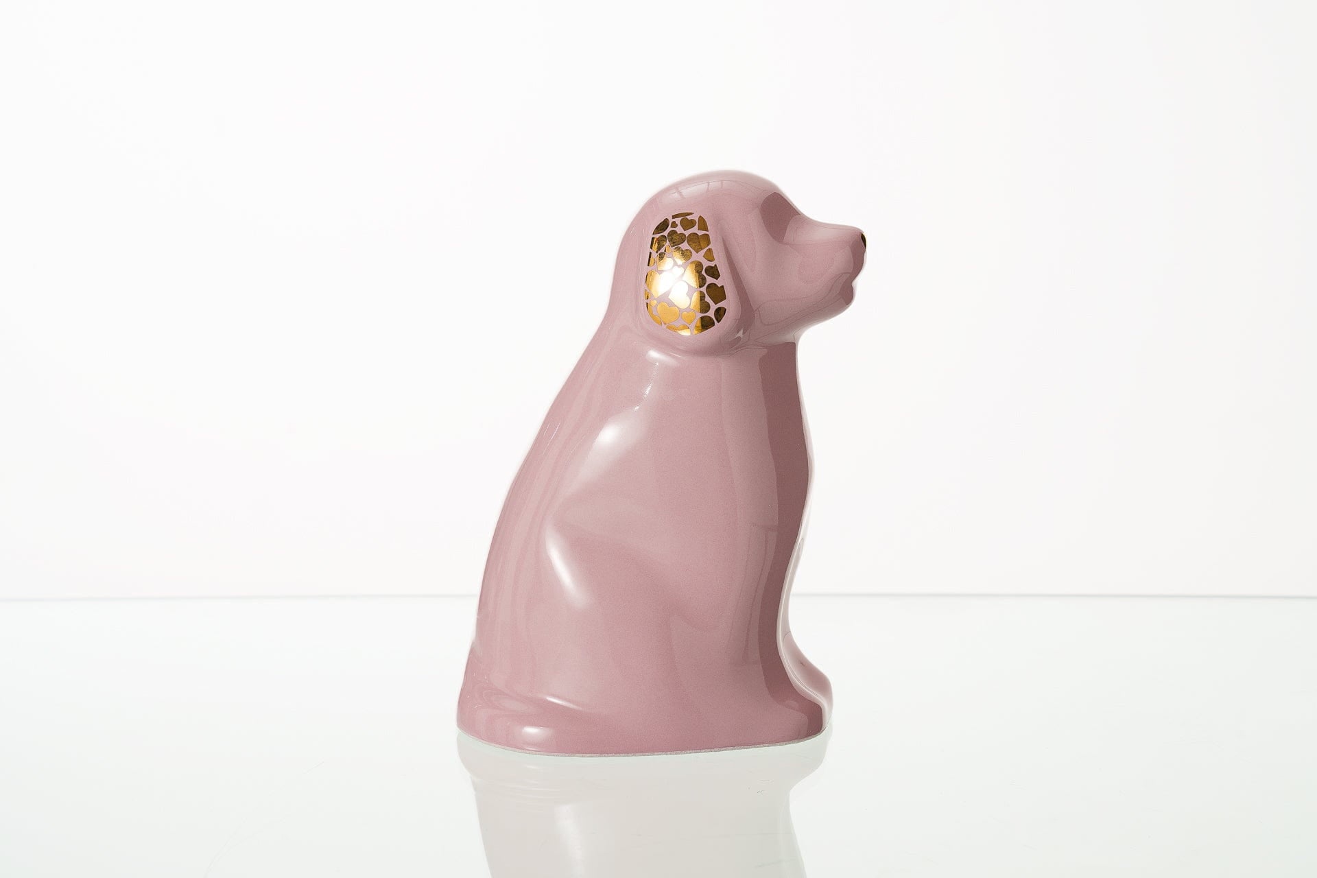 "Cuddle" Pet Urn for Dog - Pink | Ceramic | Handmade - Pulvis Art Urns