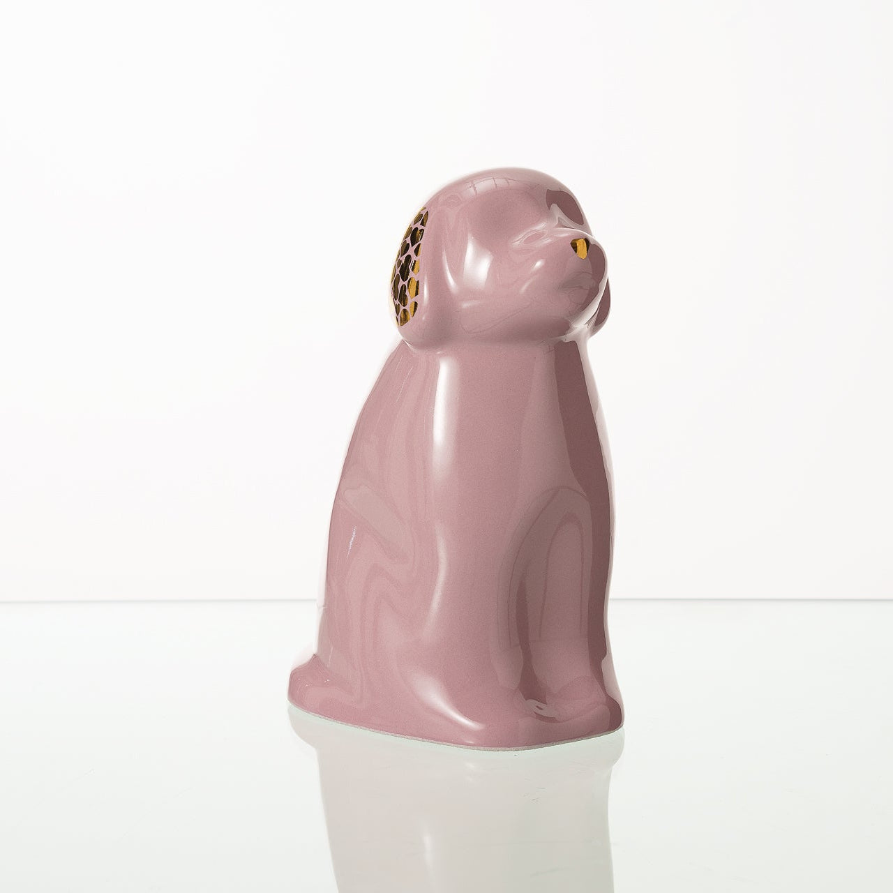 "Cuddle" Pet Urn for Dog - Pink | Ceramic | Handmade - Pulvis Art Urns